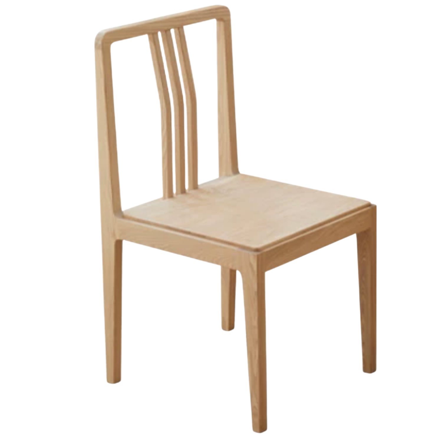 Set 4pcs Black Walnut, Ash Solid Wood Dining Chair