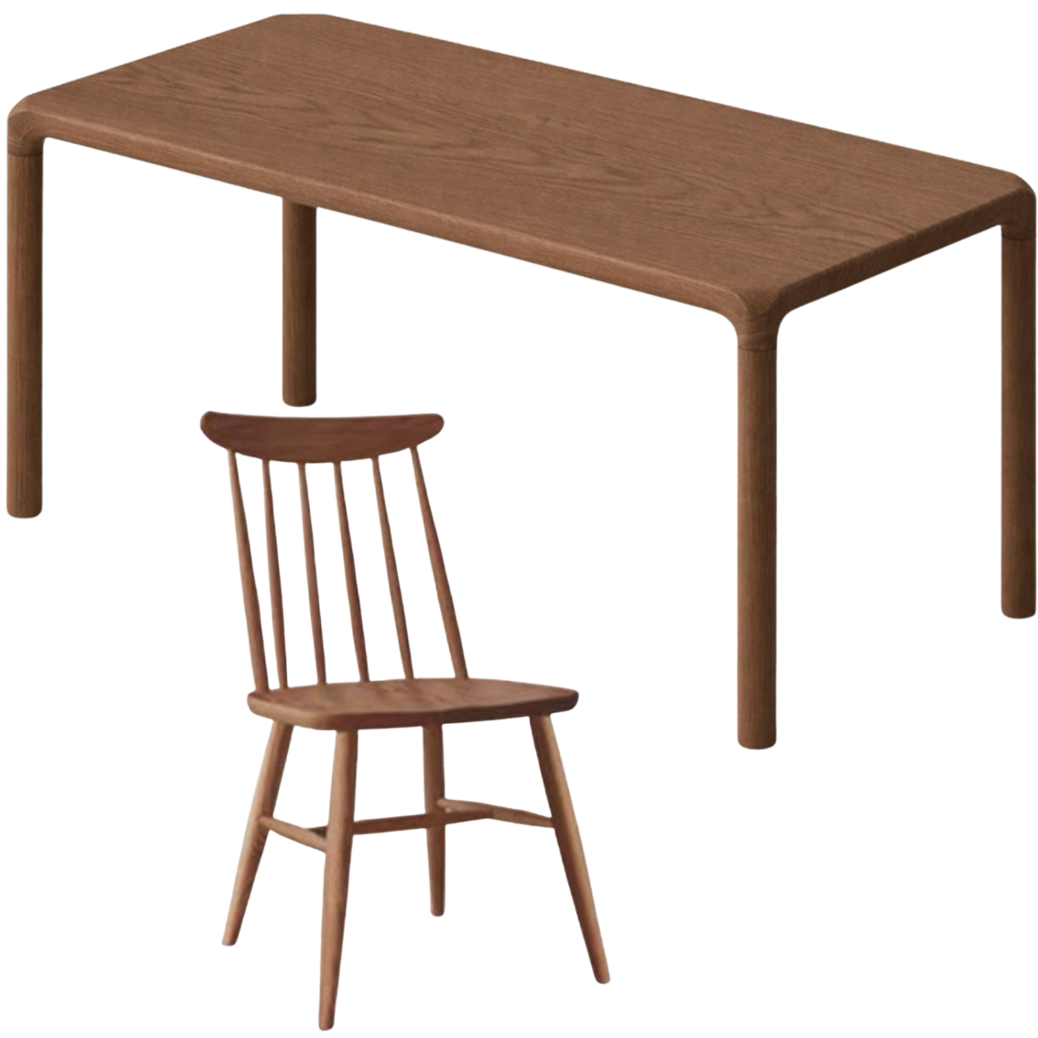 Ash Solid Wood Japanese Modern Dining Table