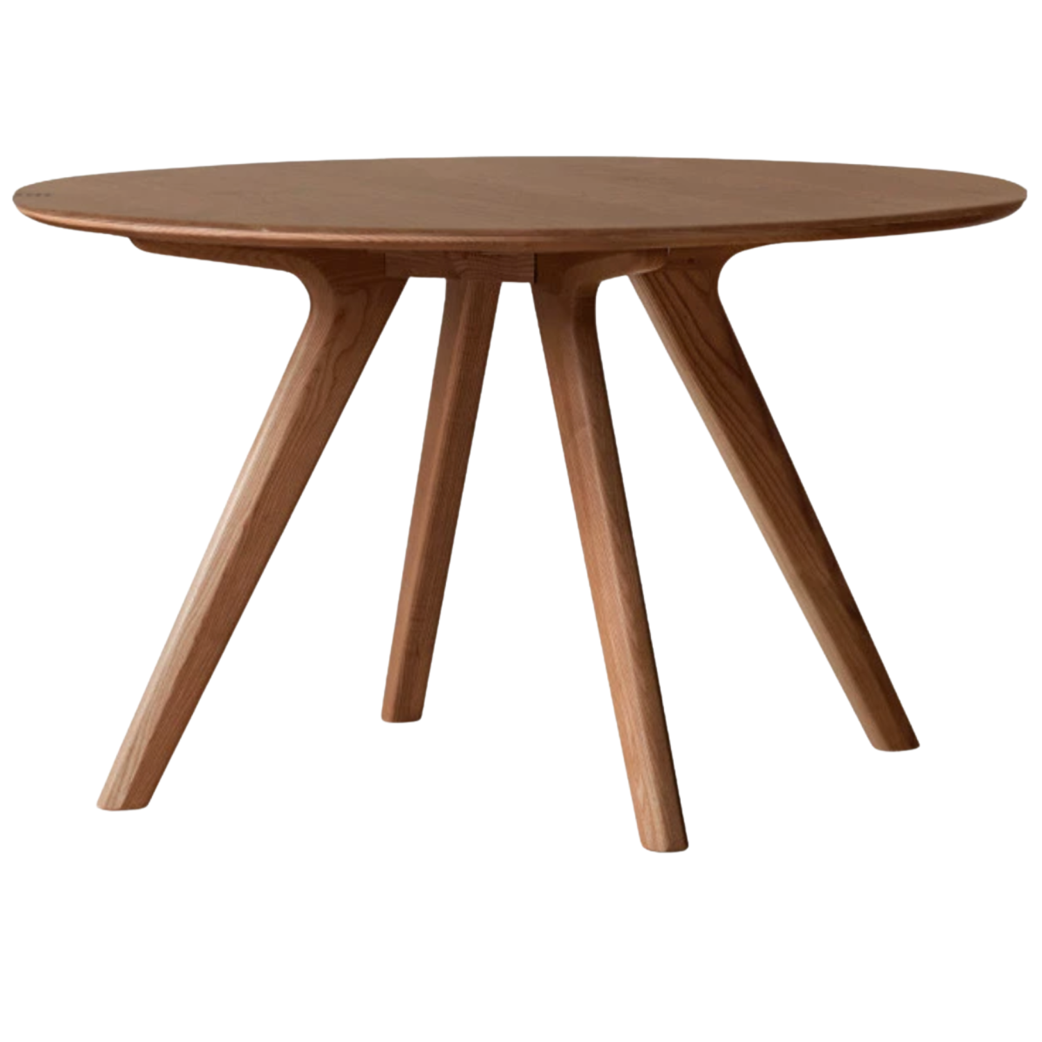 Ash Solid Wood Modern Rock Round Table.