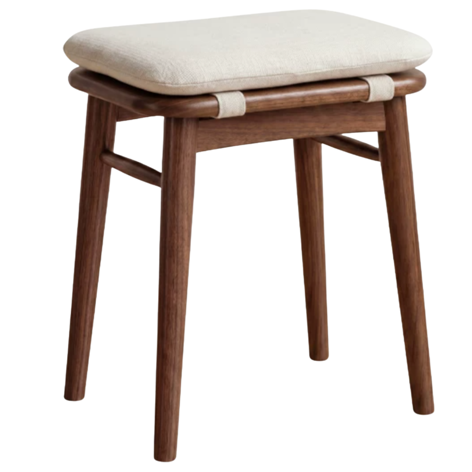 Black Walnut, Oak, Cherry, Golden Rosewood, Rubberwood, Sandalwood Solid Wood Dressing Stool
