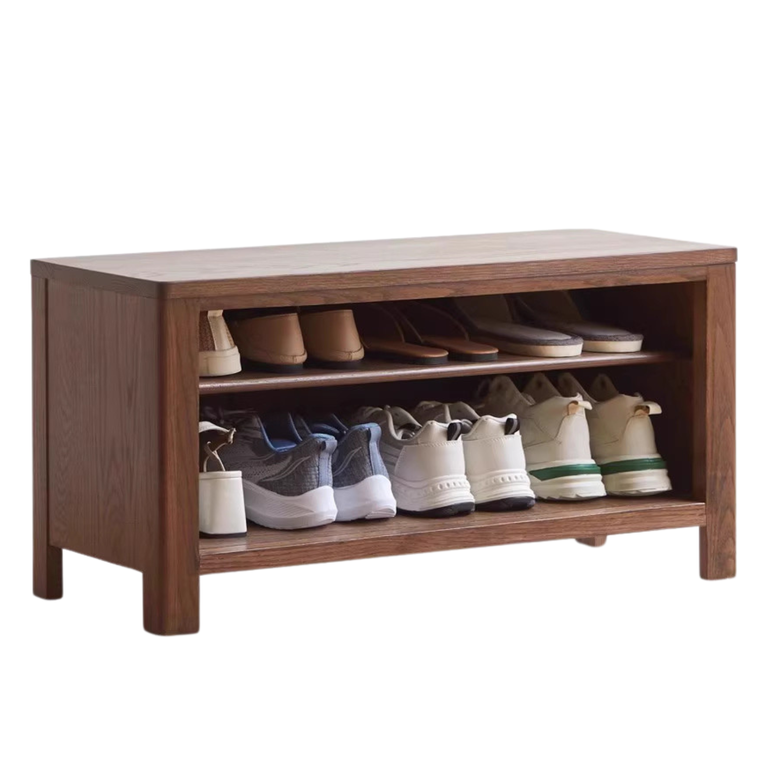 Oak solid wood Shoe Storage Benchs