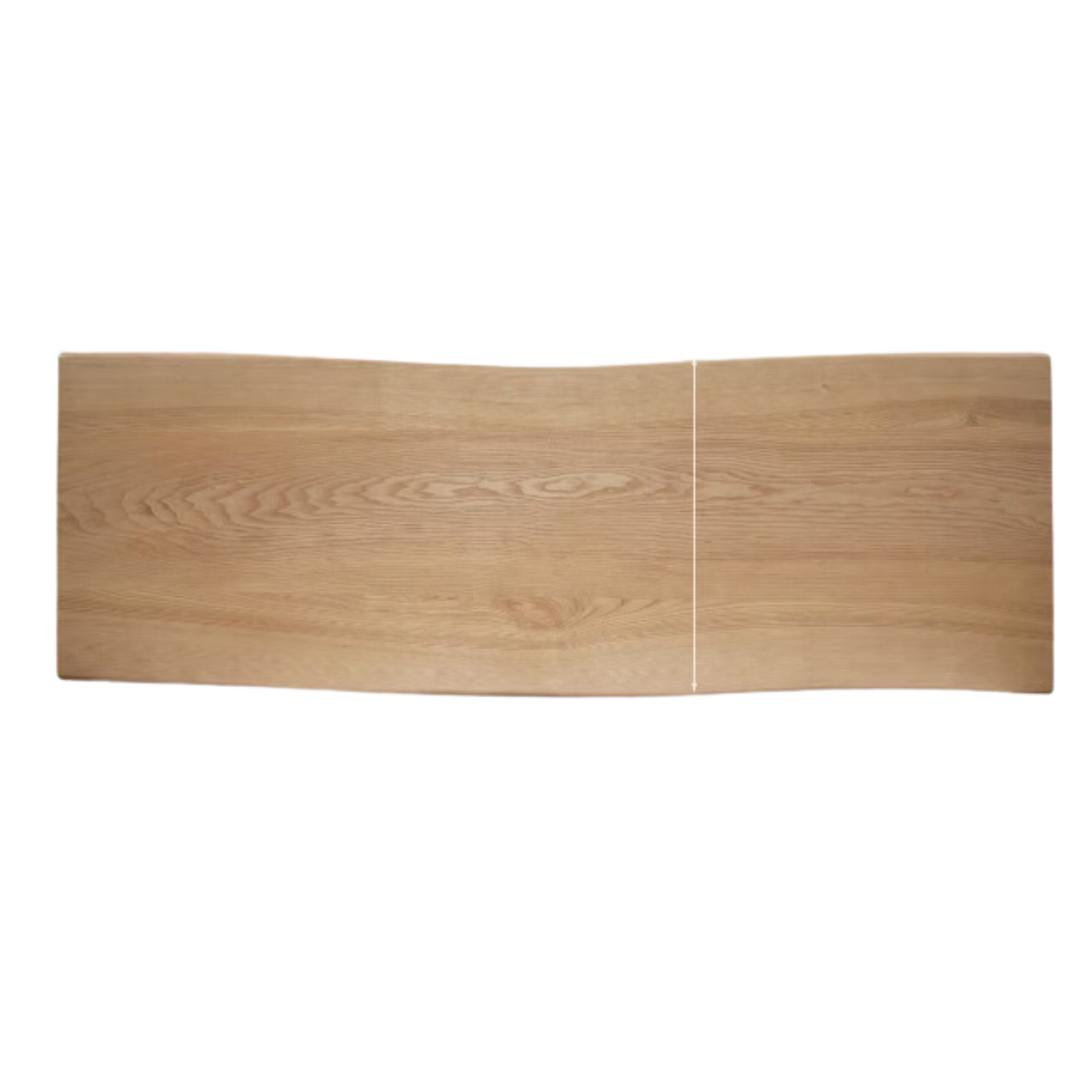 Ash solid wood large board natural edge for dining table