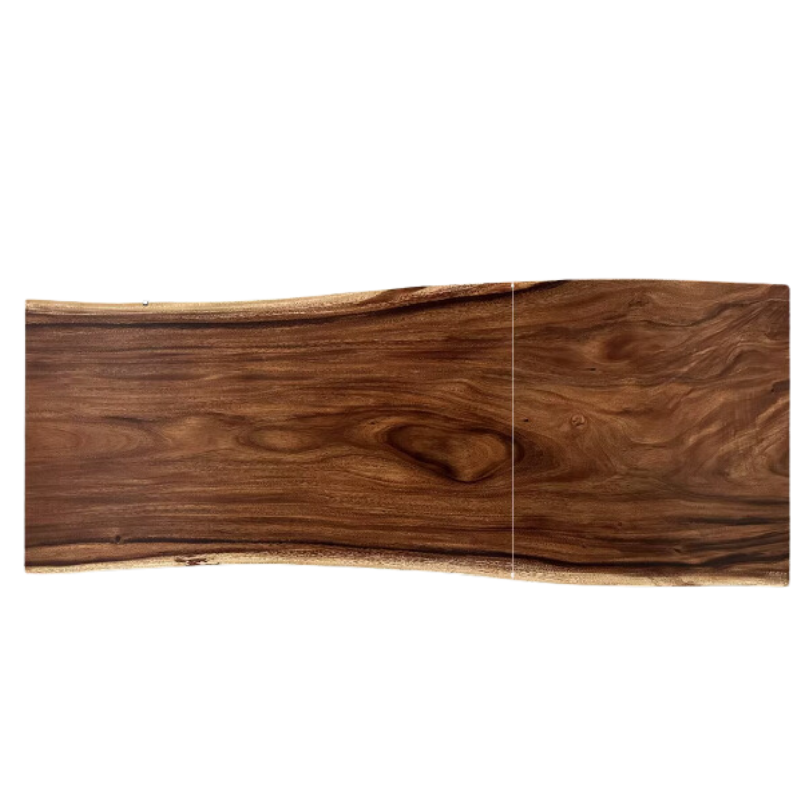 Black walnut Solid wood natural edge large top for dining table: