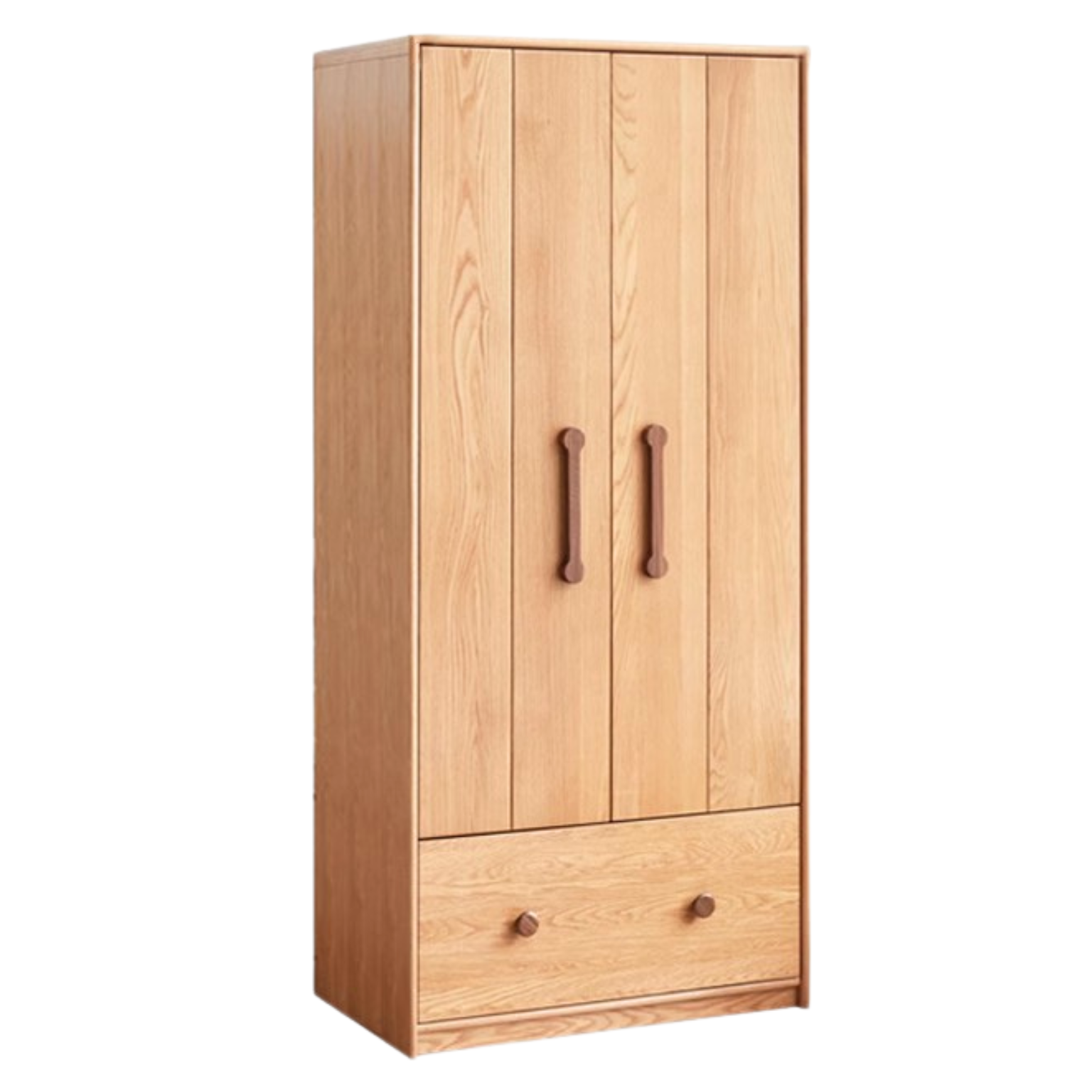 Oak solid wood Multi-functional kids wardrobe: