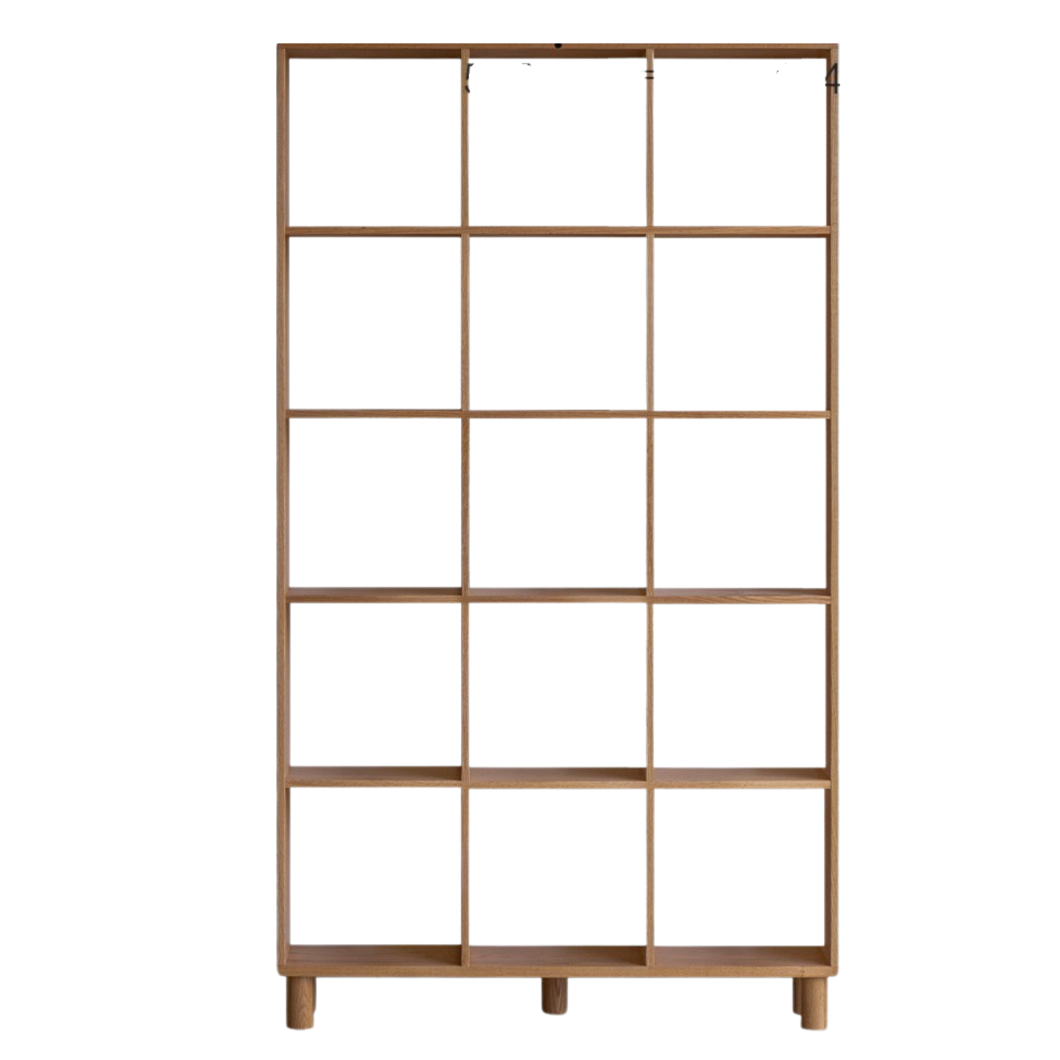 Oak, beech solid wood free combination bookshelf