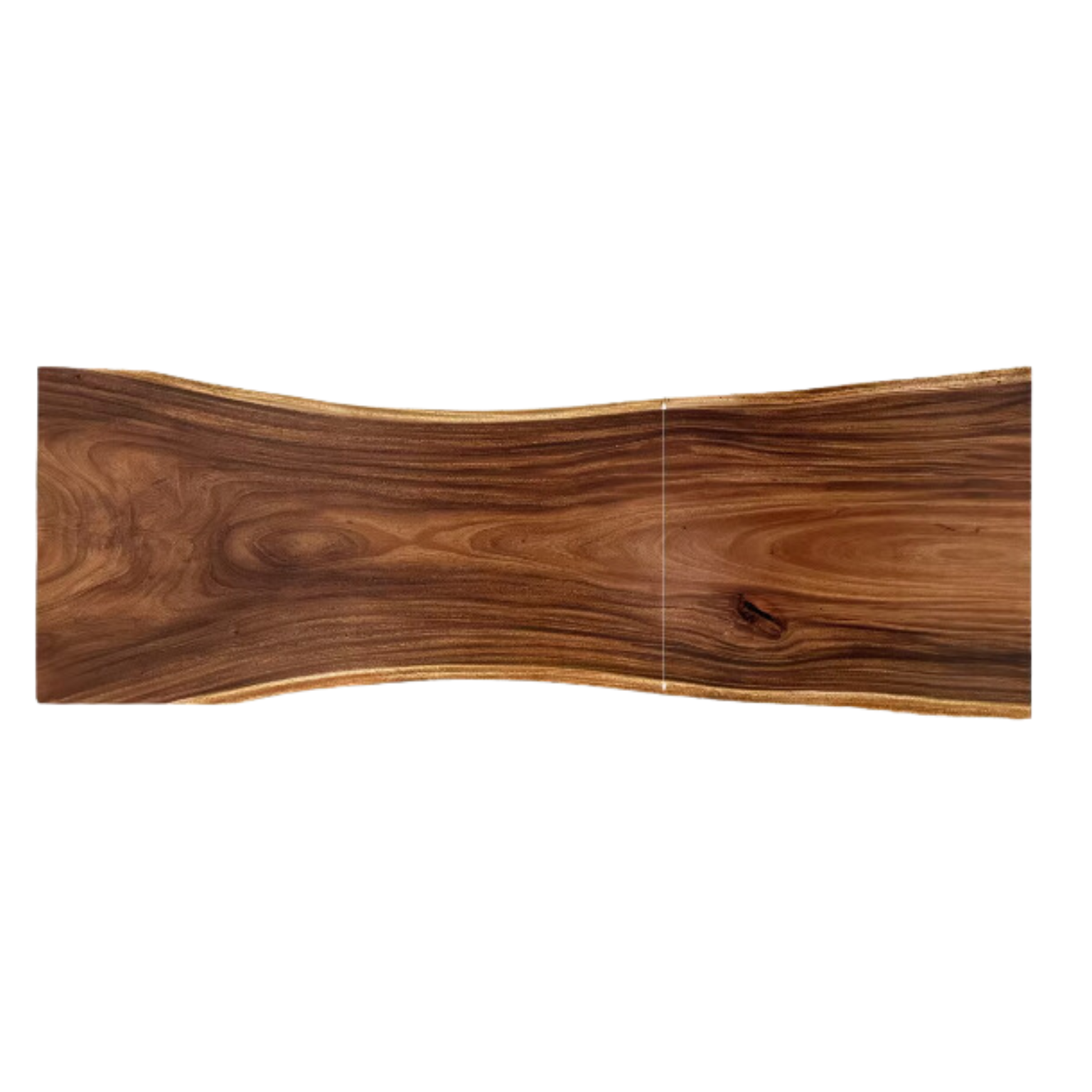 Black walnut Solid wood natural edge large top for dining table: