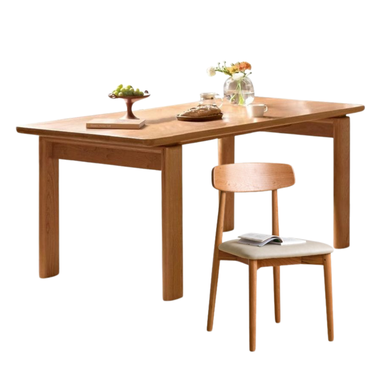 Cherry Solid Wood Dining Table