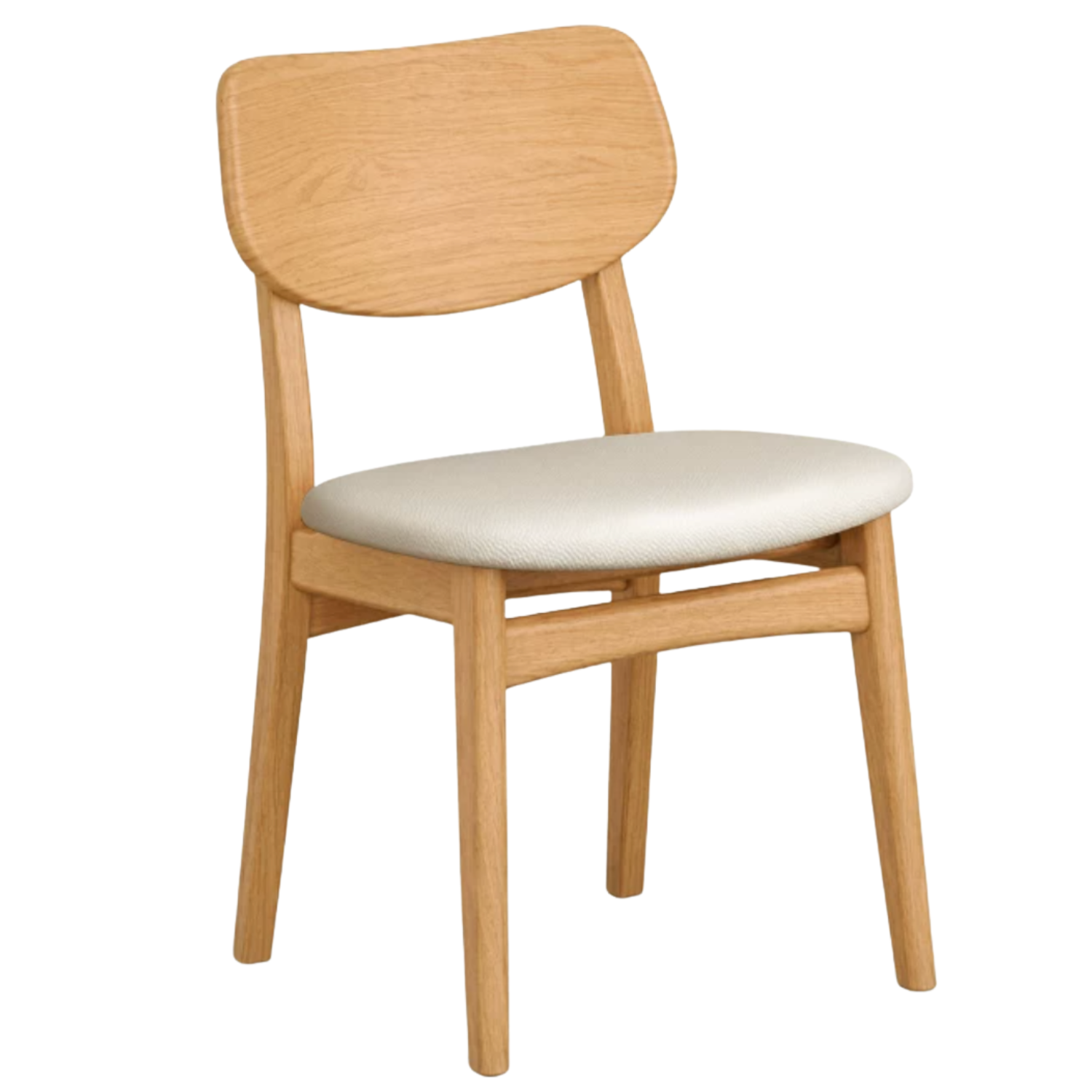 Set 4 pcs Black Walnut, Ash, Oak, Beech, Solid RubberWood - Dining Chair Modern