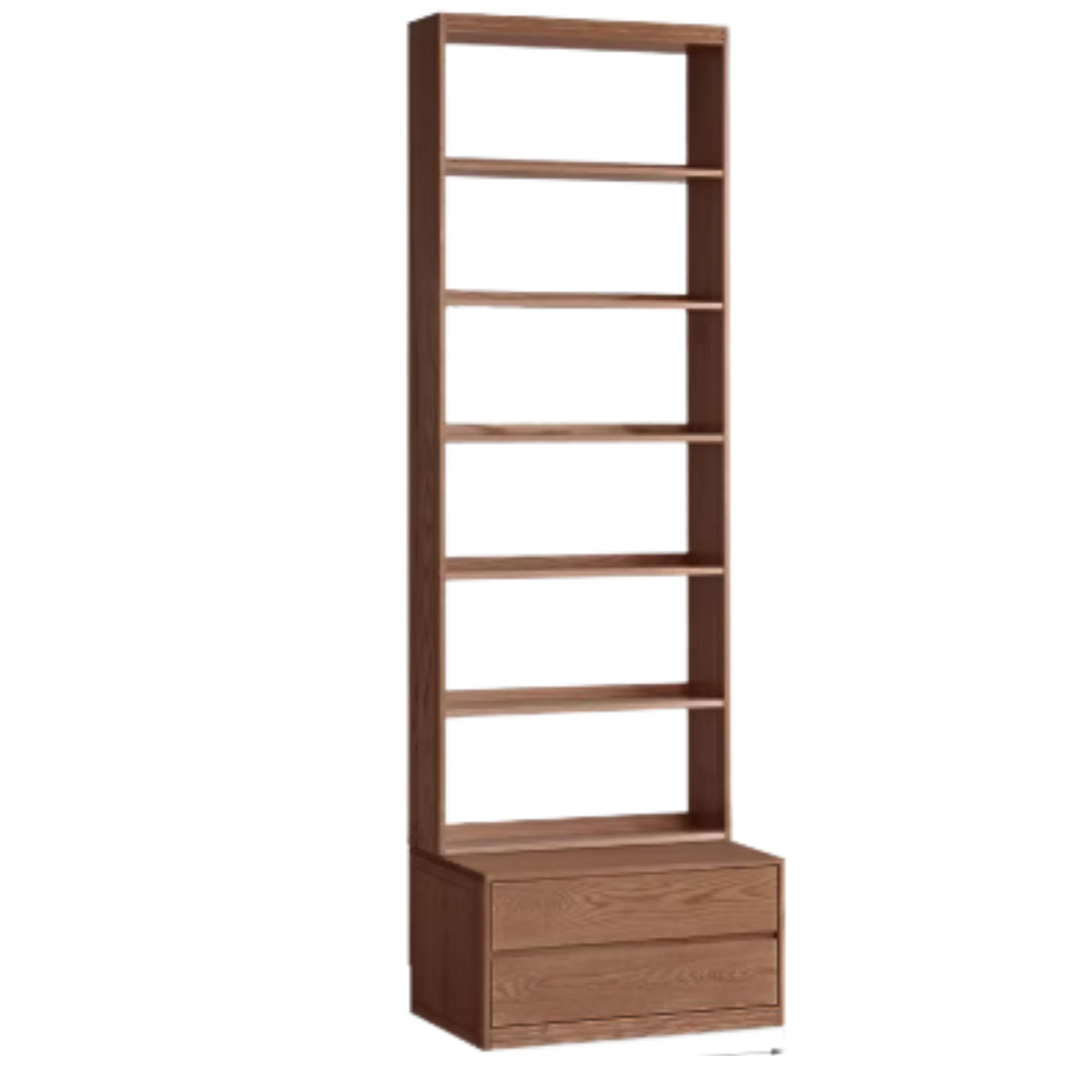 Oak Solid Wood Bookshelf Floor Rack Storage Full Wall Bookcase<