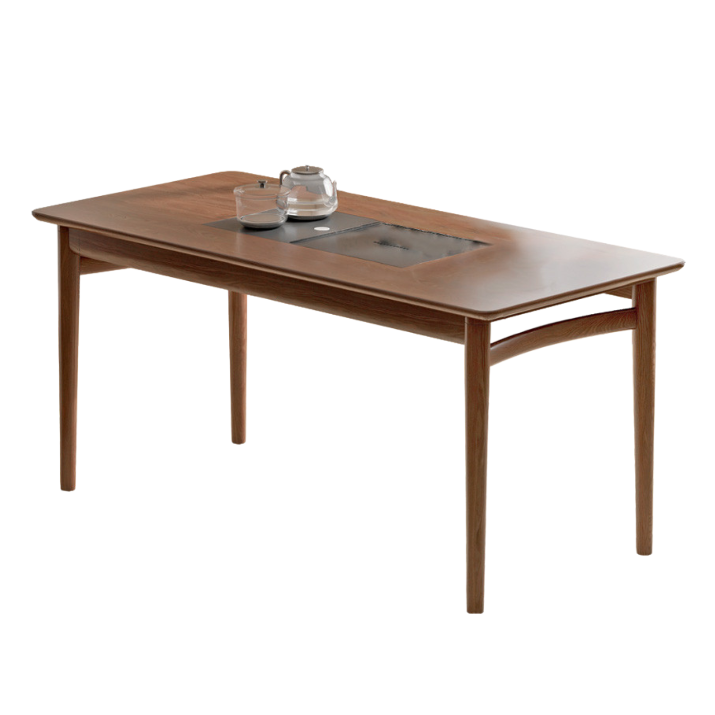 Ash solid wood tea table tea tray integrated