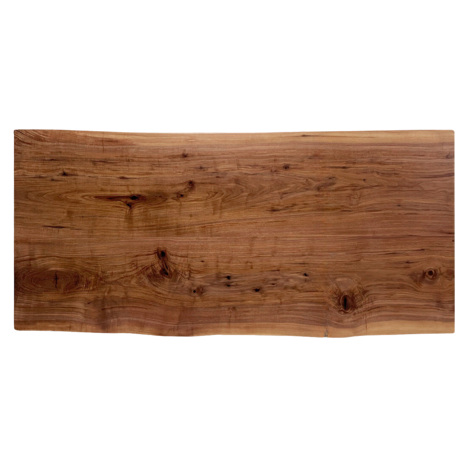 Black walnut solid wood natural edge large board dining table,