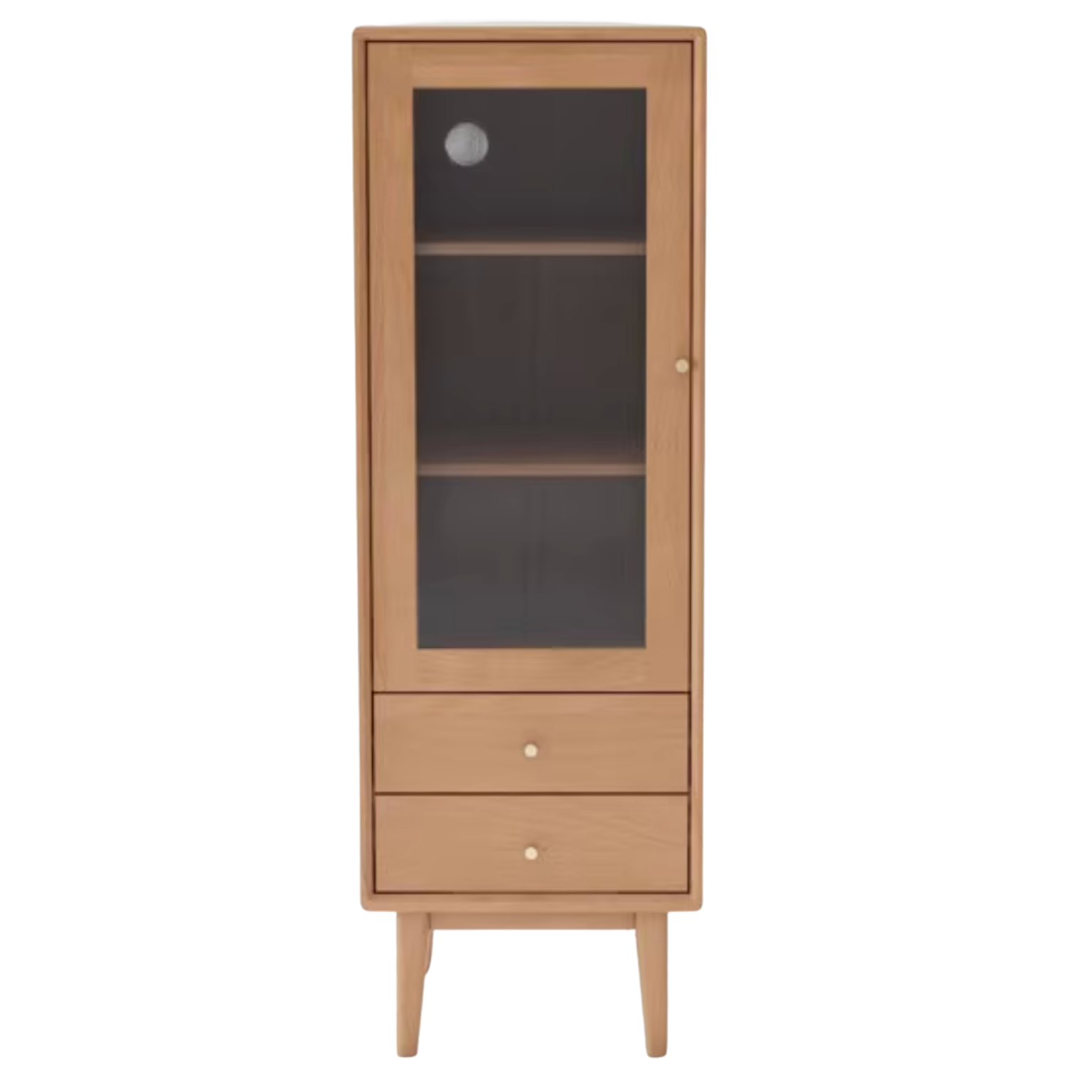 Oak, Beech Solid Wood Nordic Side Cabinet