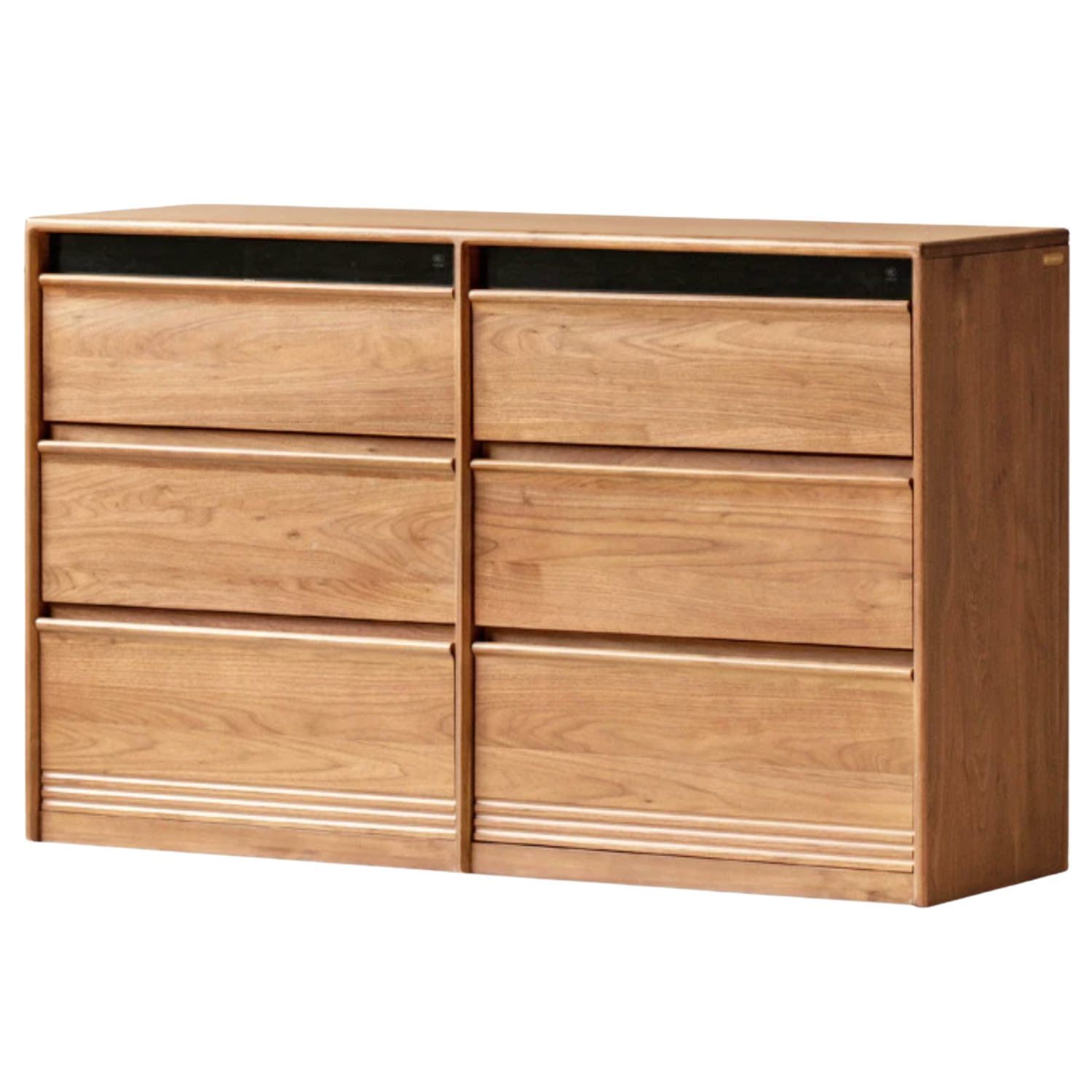 Cherry Solid Wood Nine Drawers Drawer Cabinet.