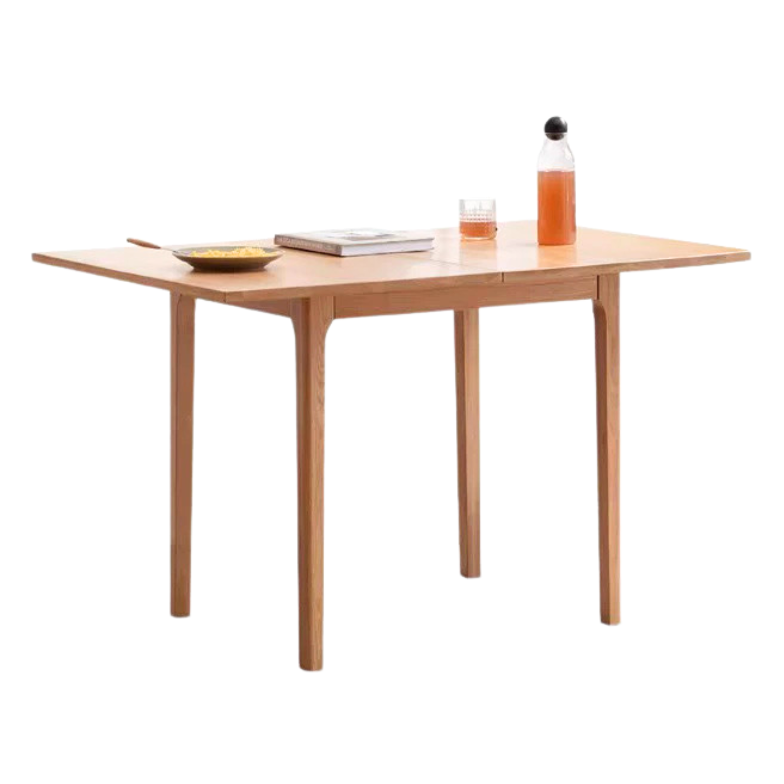 Oak solid wood Folding  small dining table,