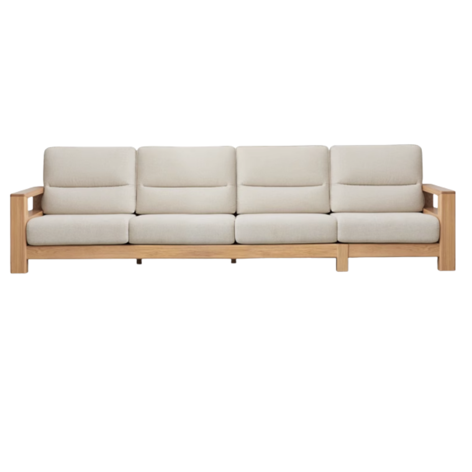 Ash Solid Wood Corner Sofa