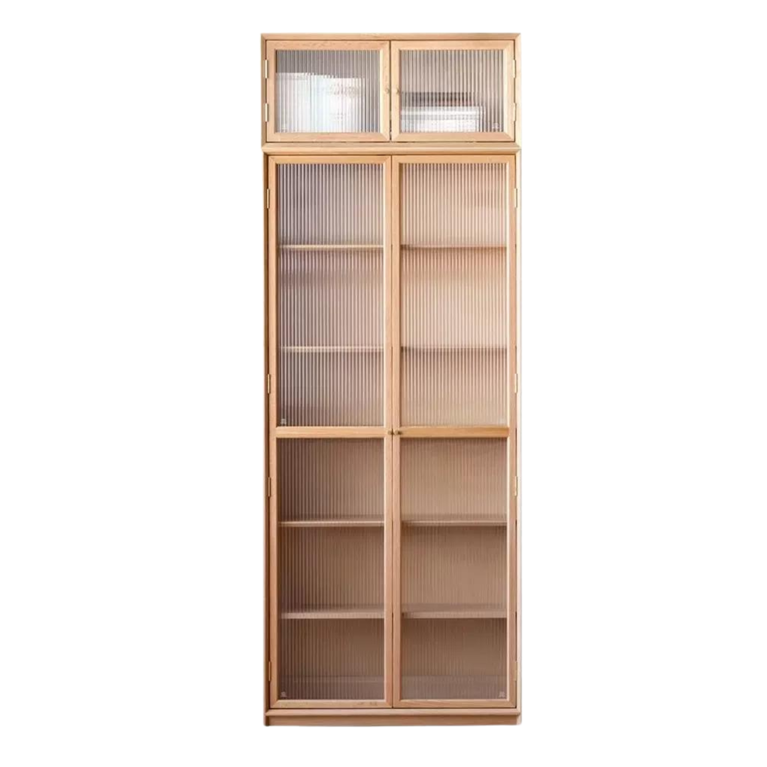 Oak solid wood combination wall bookcase bookshelf -