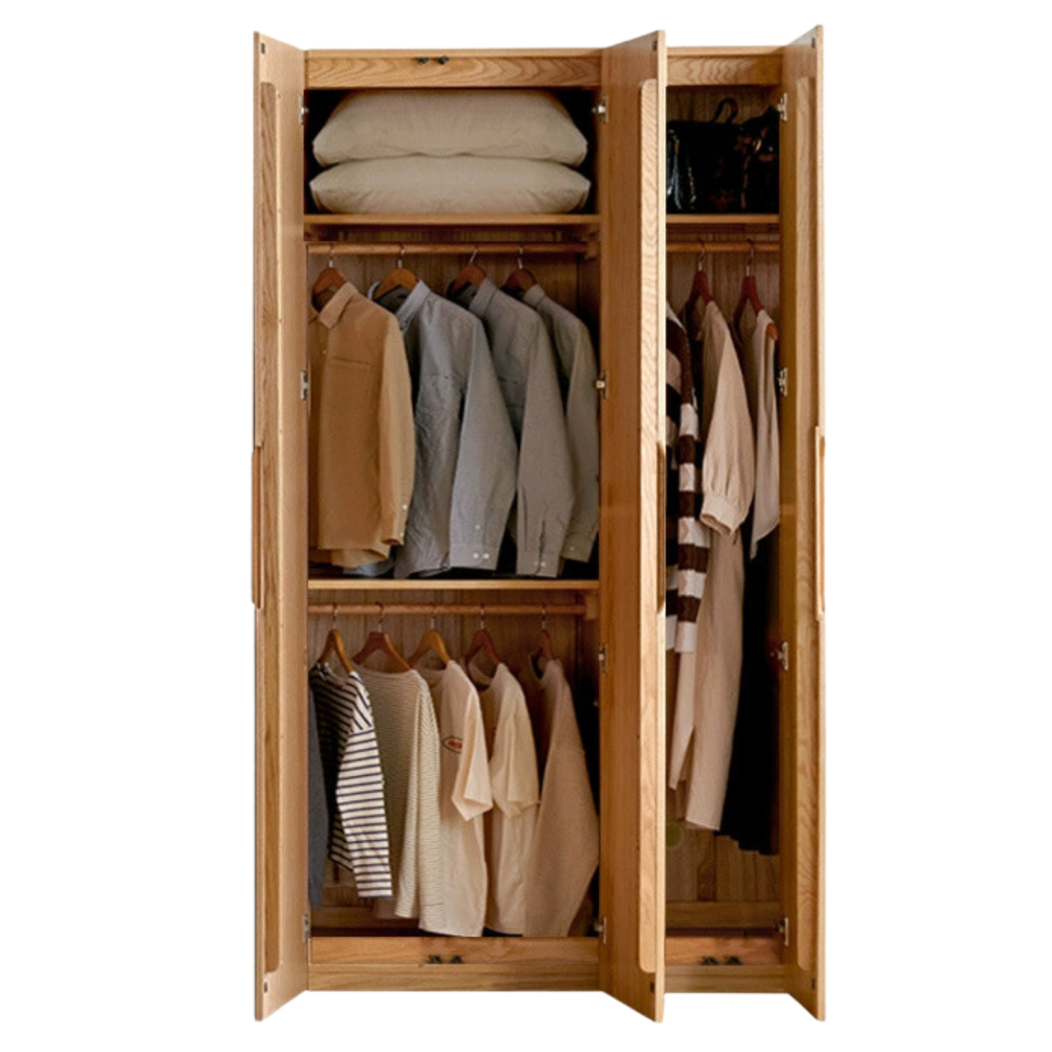 Oak solid wood Wardrobe ::