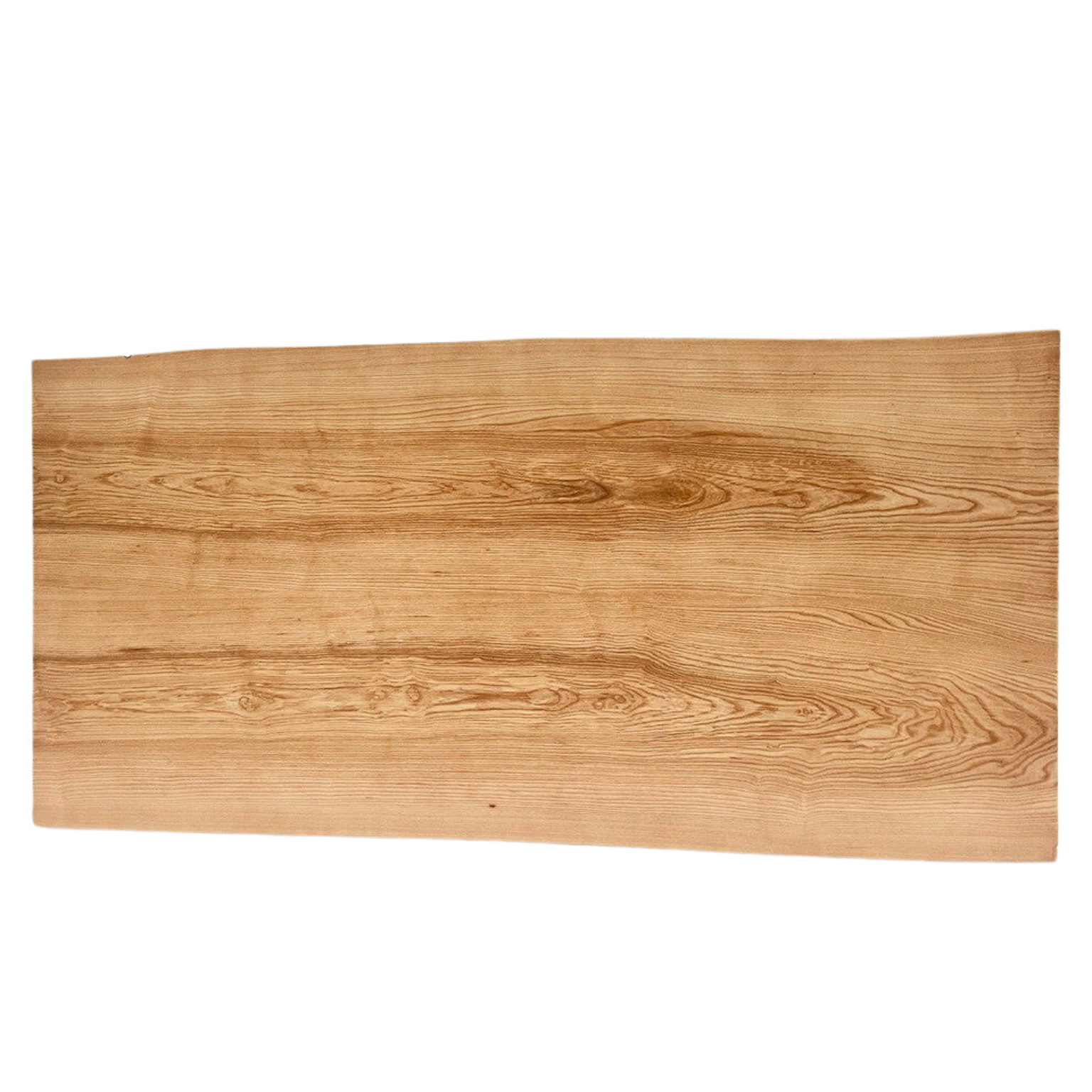 Ash solid wood large board natural edge dining table