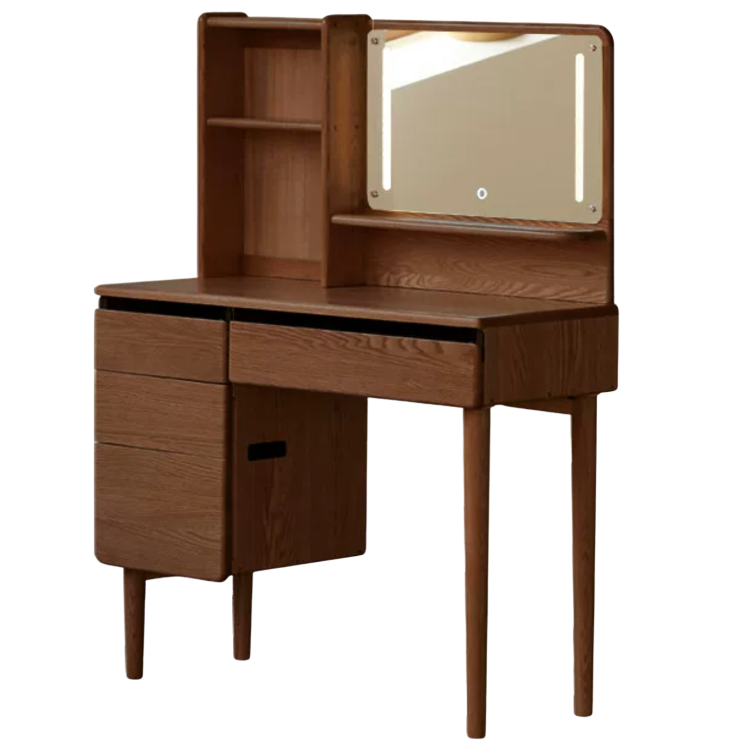 Oak Solid Wood Lighted Dressing Table