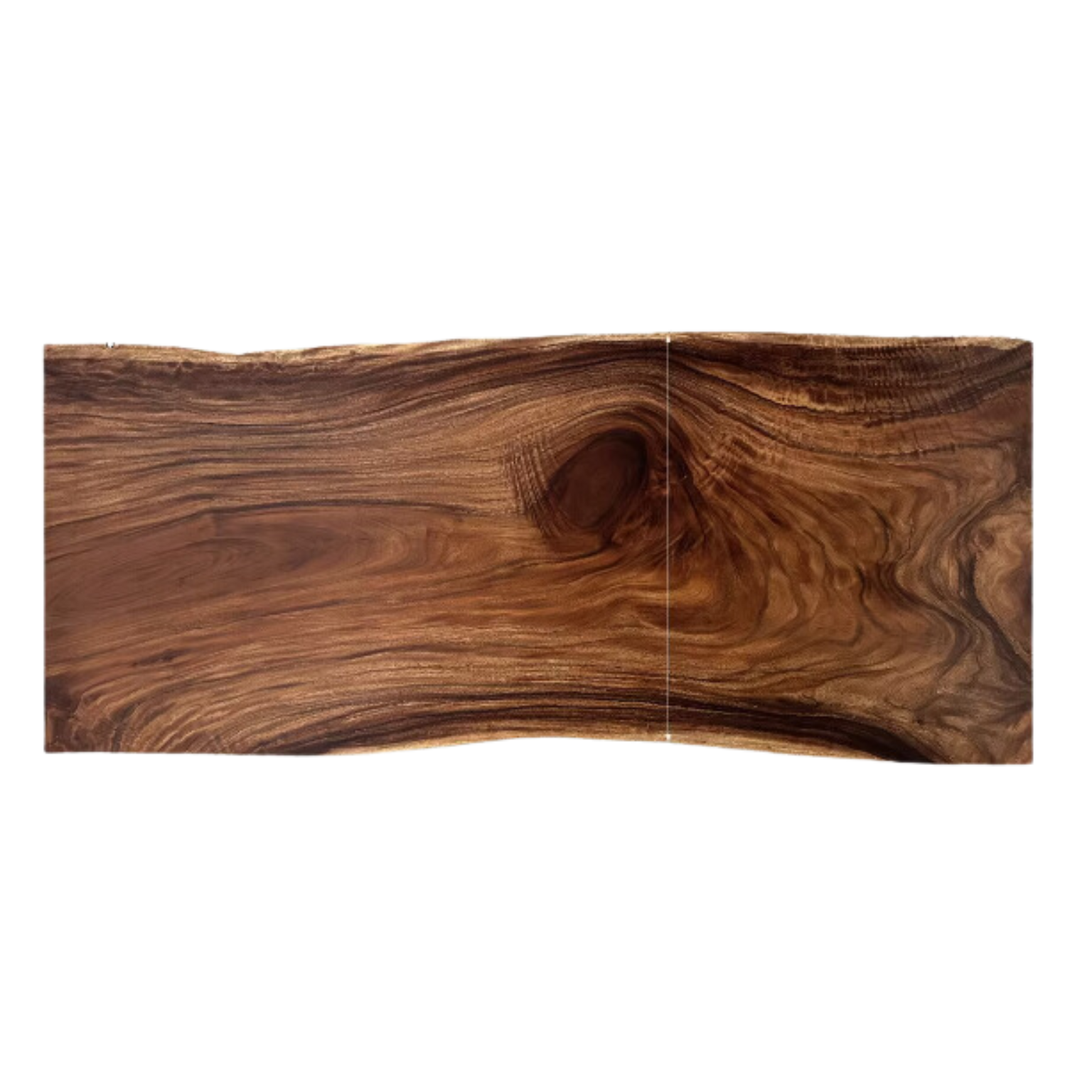 Black walnut Solid wood natural edge large top for dining table: