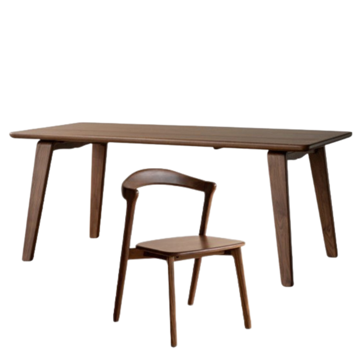 Black walnut, Ash large dining long table