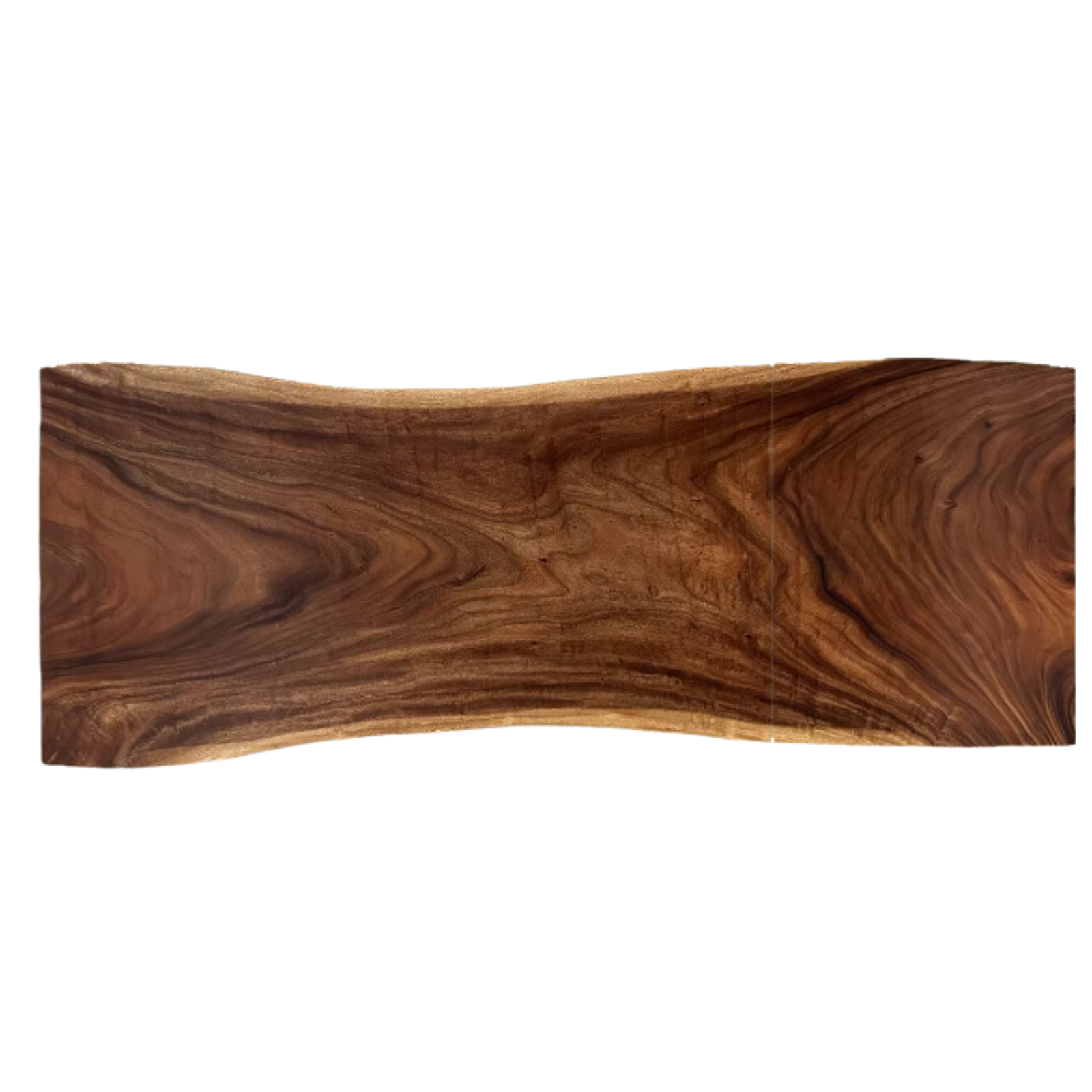 Black walnut Solid wood natural edge large top for dining table: