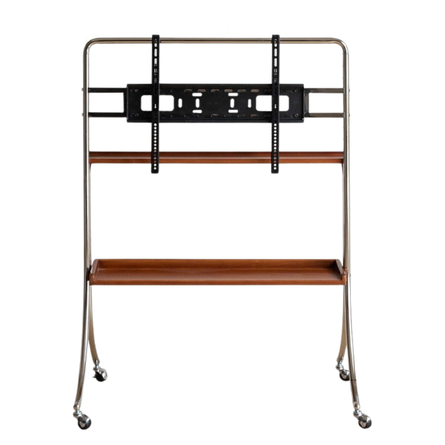 Ash solid wood TV rack removable floor-standing cart,