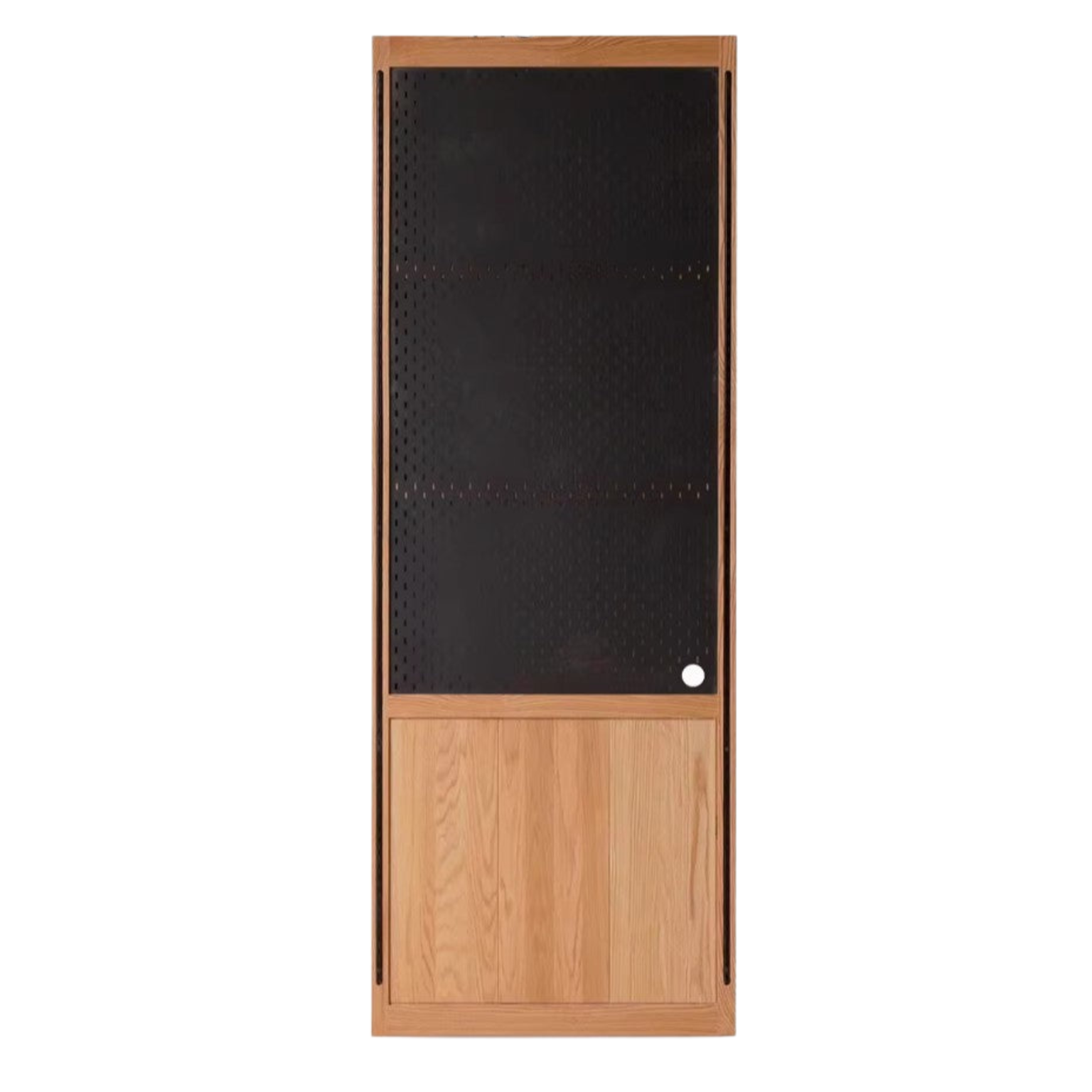 Oak solid wood Wall Hanging System, storage rack combination,