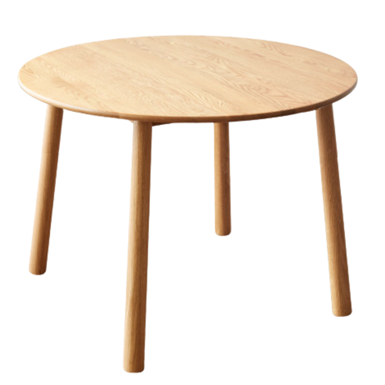 Oak Solid Wood Round Dining Table