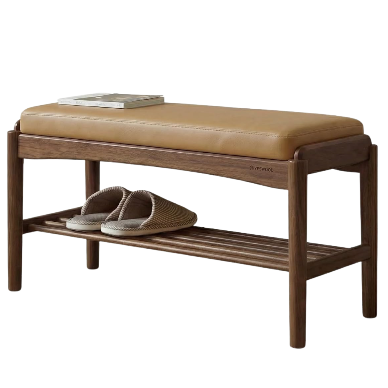 Beech, Oak Solid Wood Shoe Storage Bench