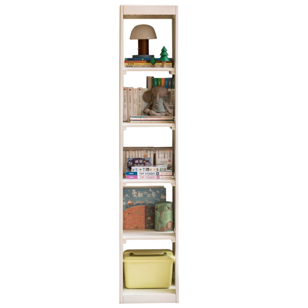 Rubber Solid Wood Children's Wardrobe Bookcase