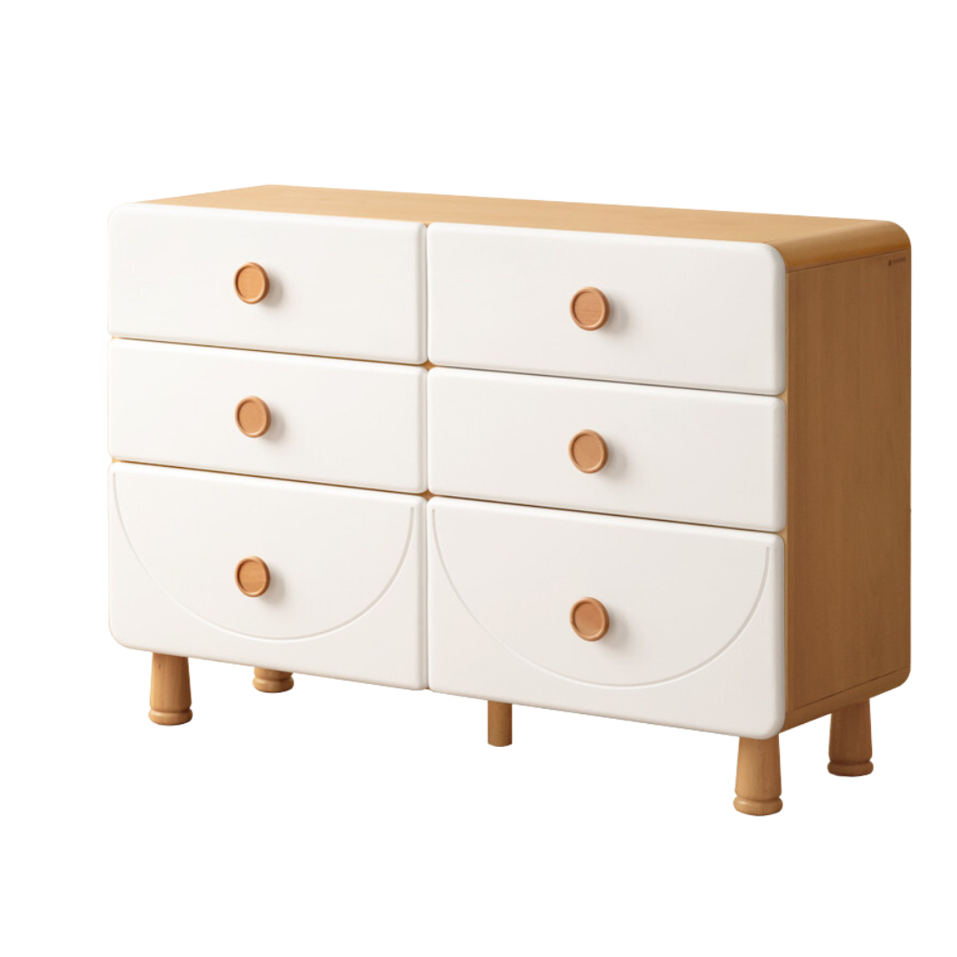 Beech Solid Wood Children's Storage Cabinet