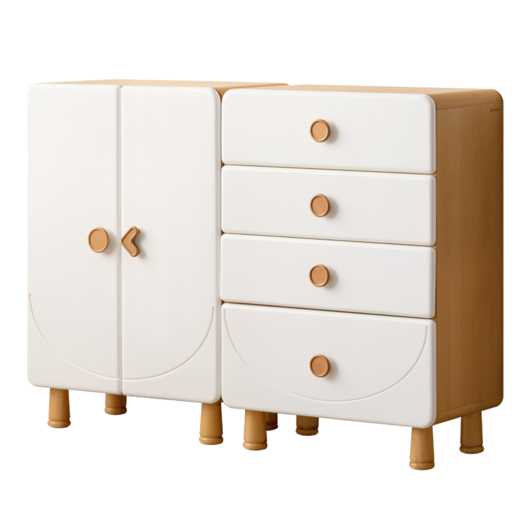 Beech Solid Wood Children's Storage Cabinet