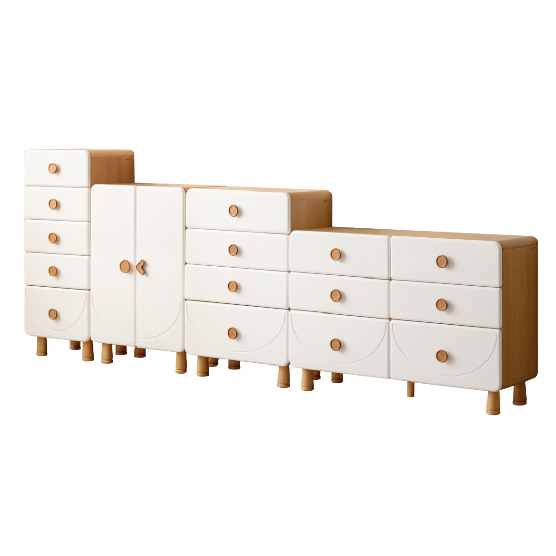 Beech Solid Wood Children's Storage Cabinet