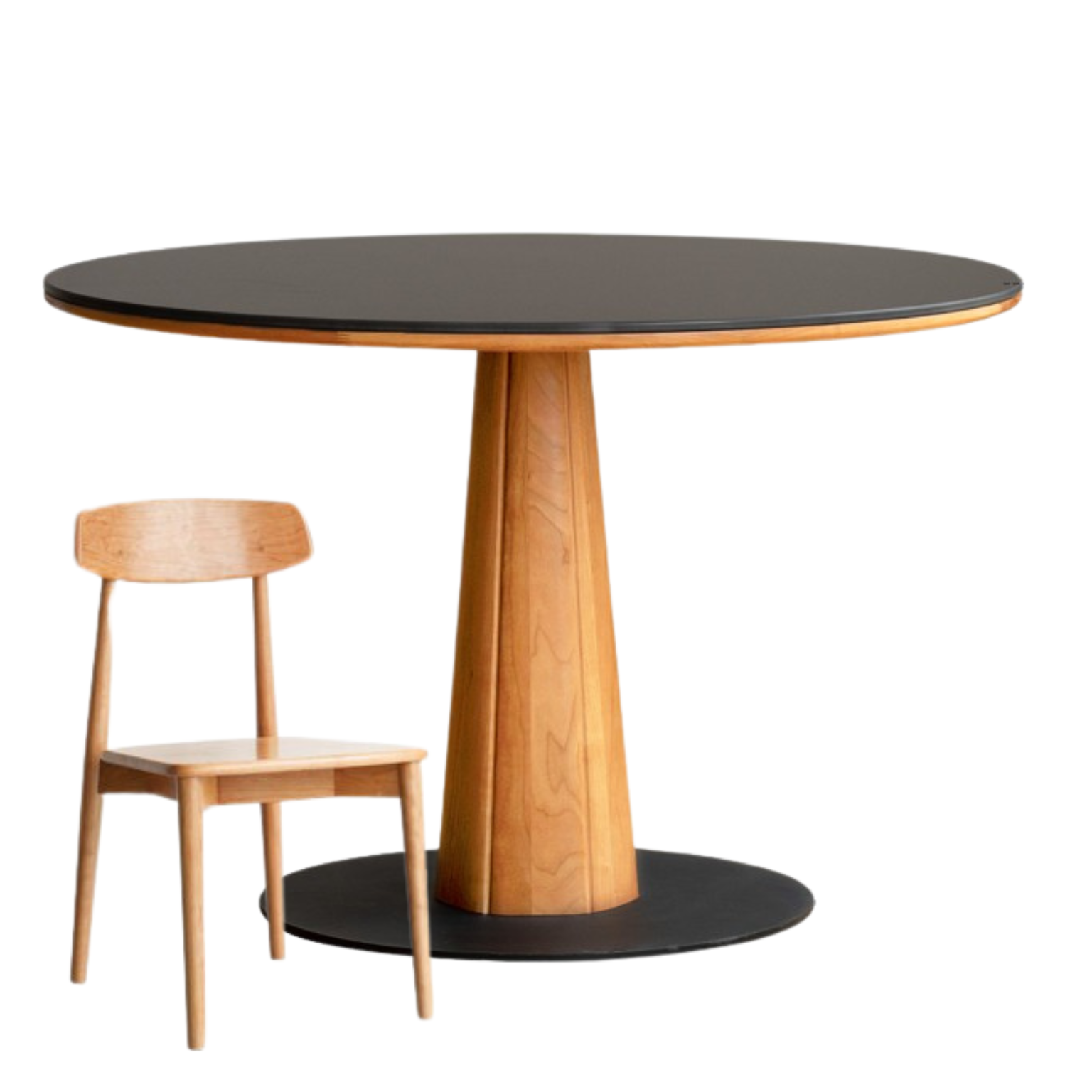 Cherry Solid Wood Rock Table Rock Dining Table