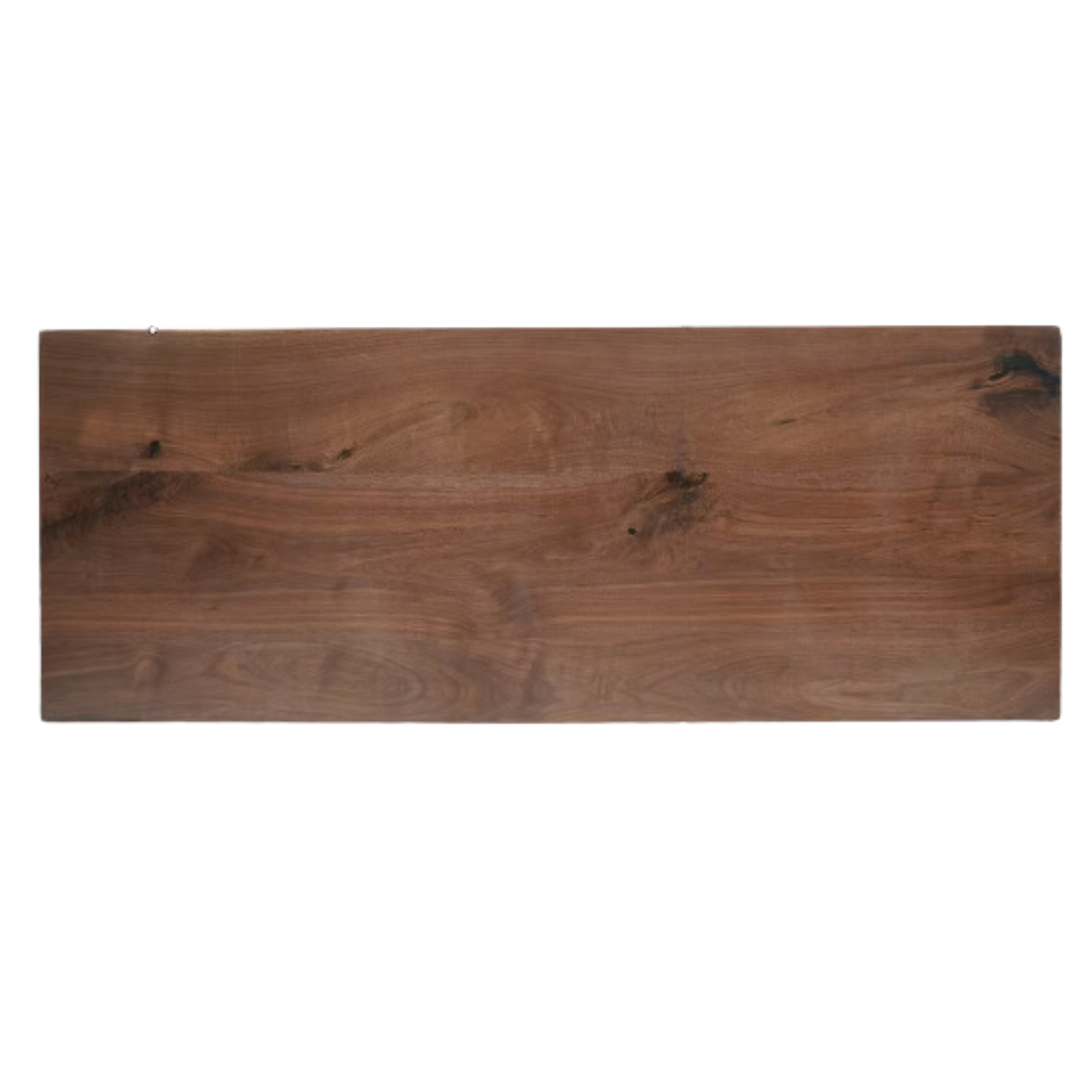 Black walnut solid wood natural edge large board dining table,