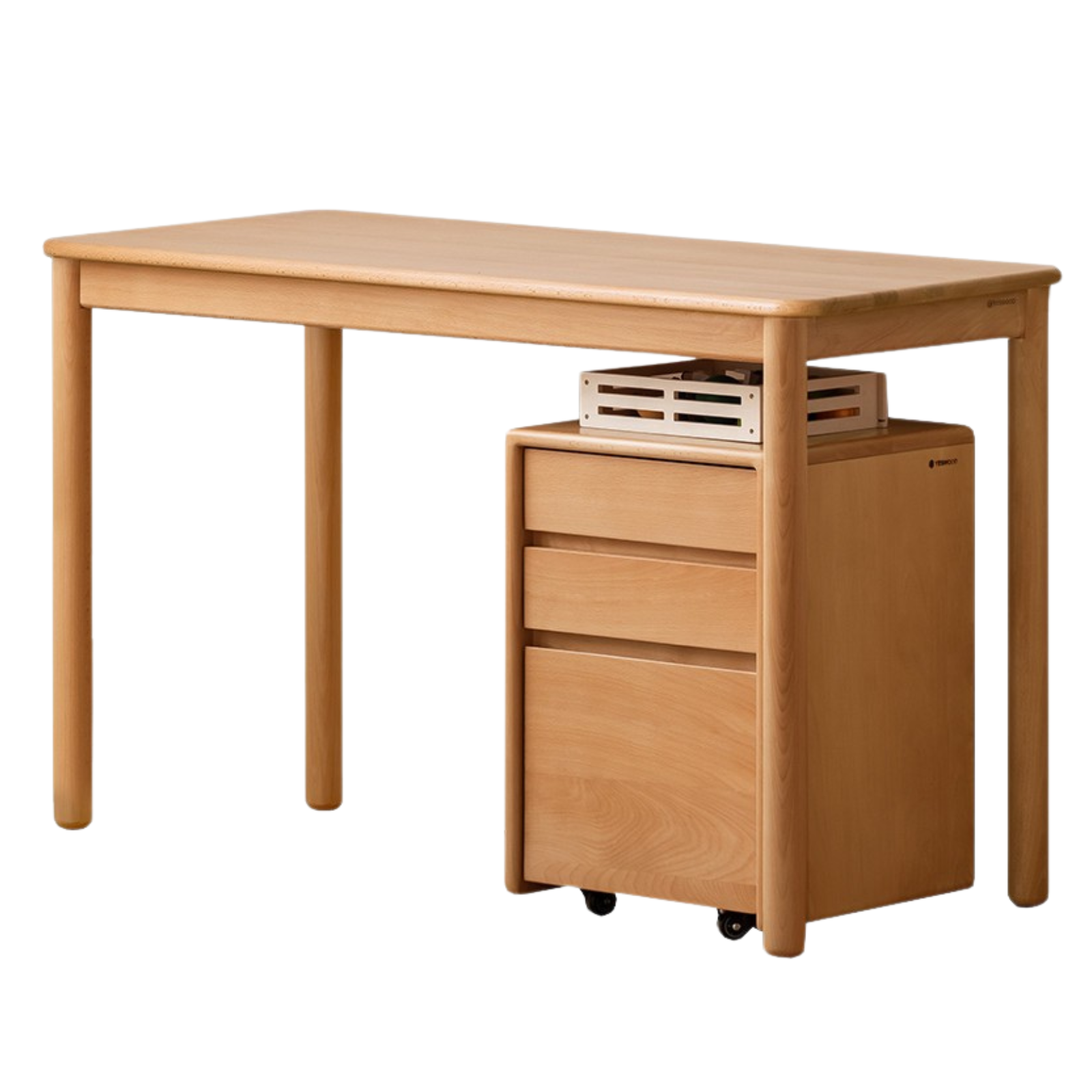 Beech, Oak Solid Wood Children's Writing Desk