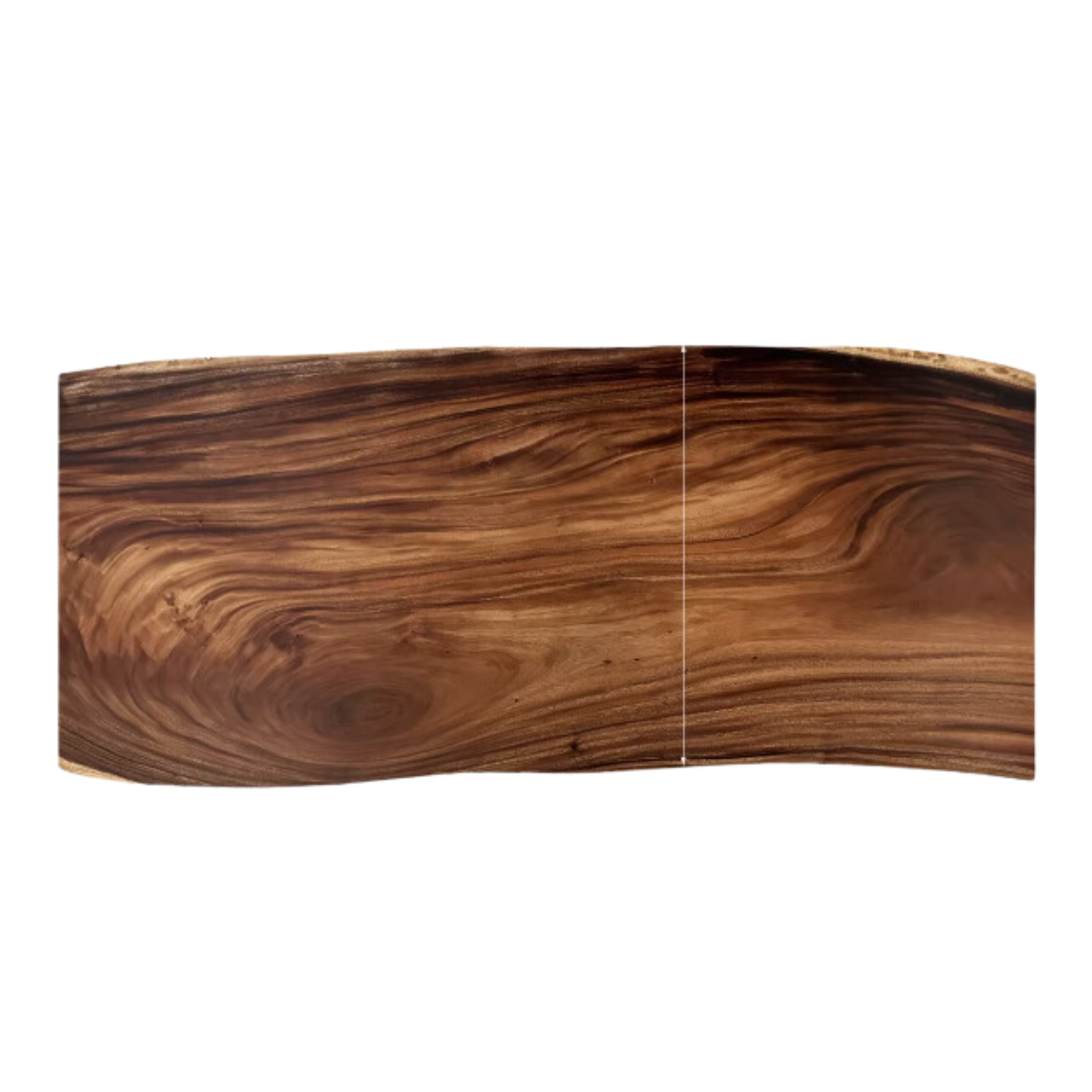 Black walnut Solid wood natural edge large top for dining table: