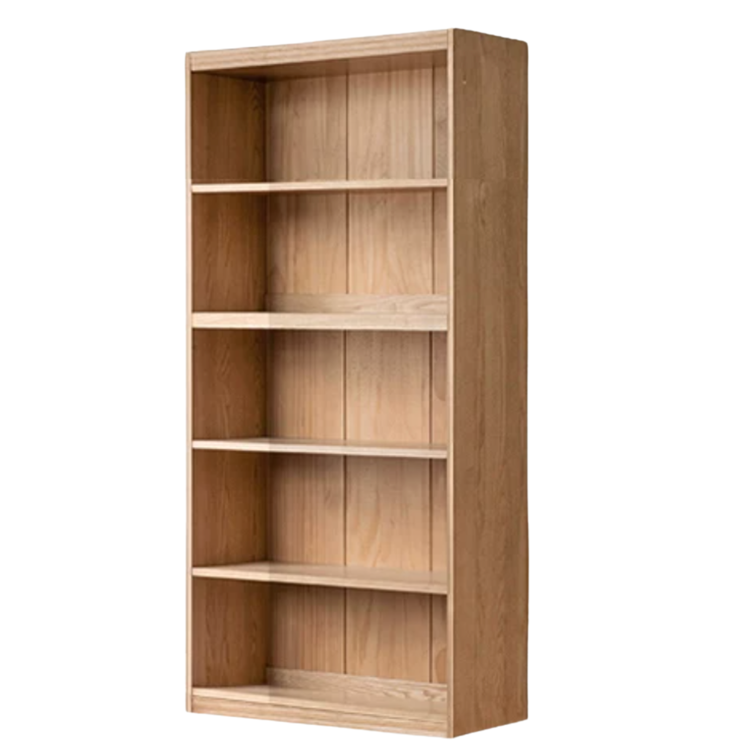 Ash, Oak, Cherry Solid Wood Bookshelf Integrated Wall-Mounted