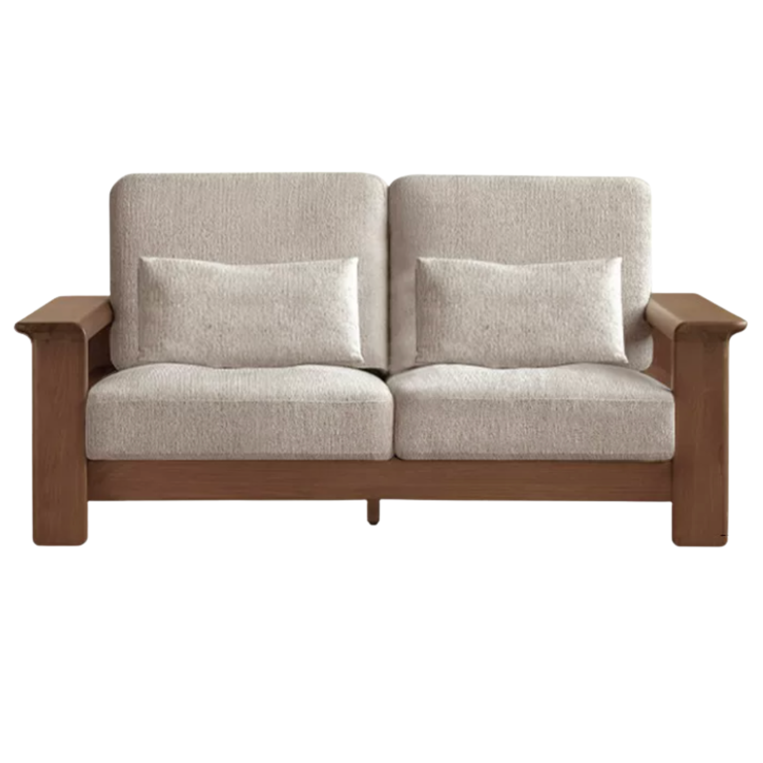 Ash solid Wood Lounge Sofa with Elevated Comfort Design