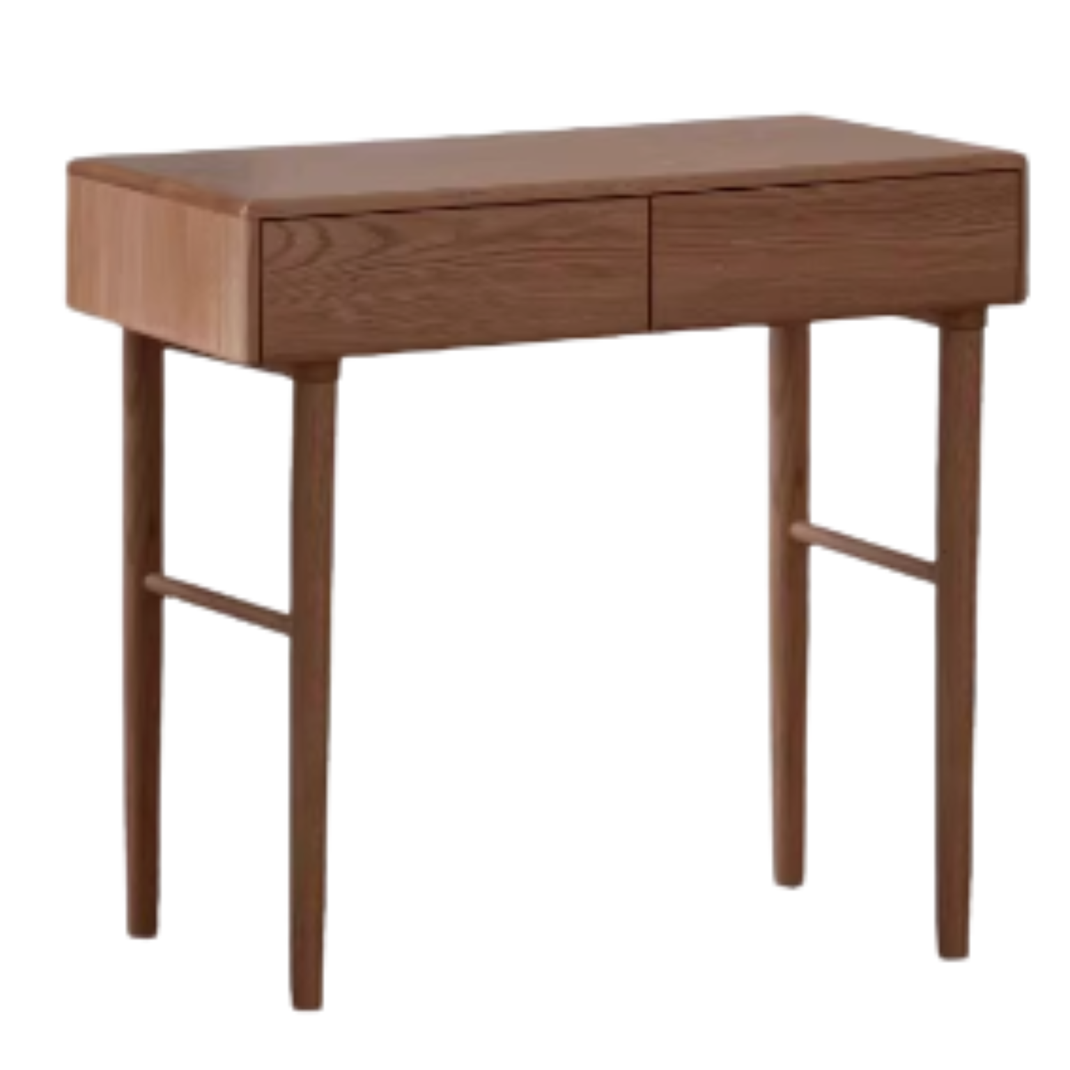 Oak solid wood retractable dressing table modern