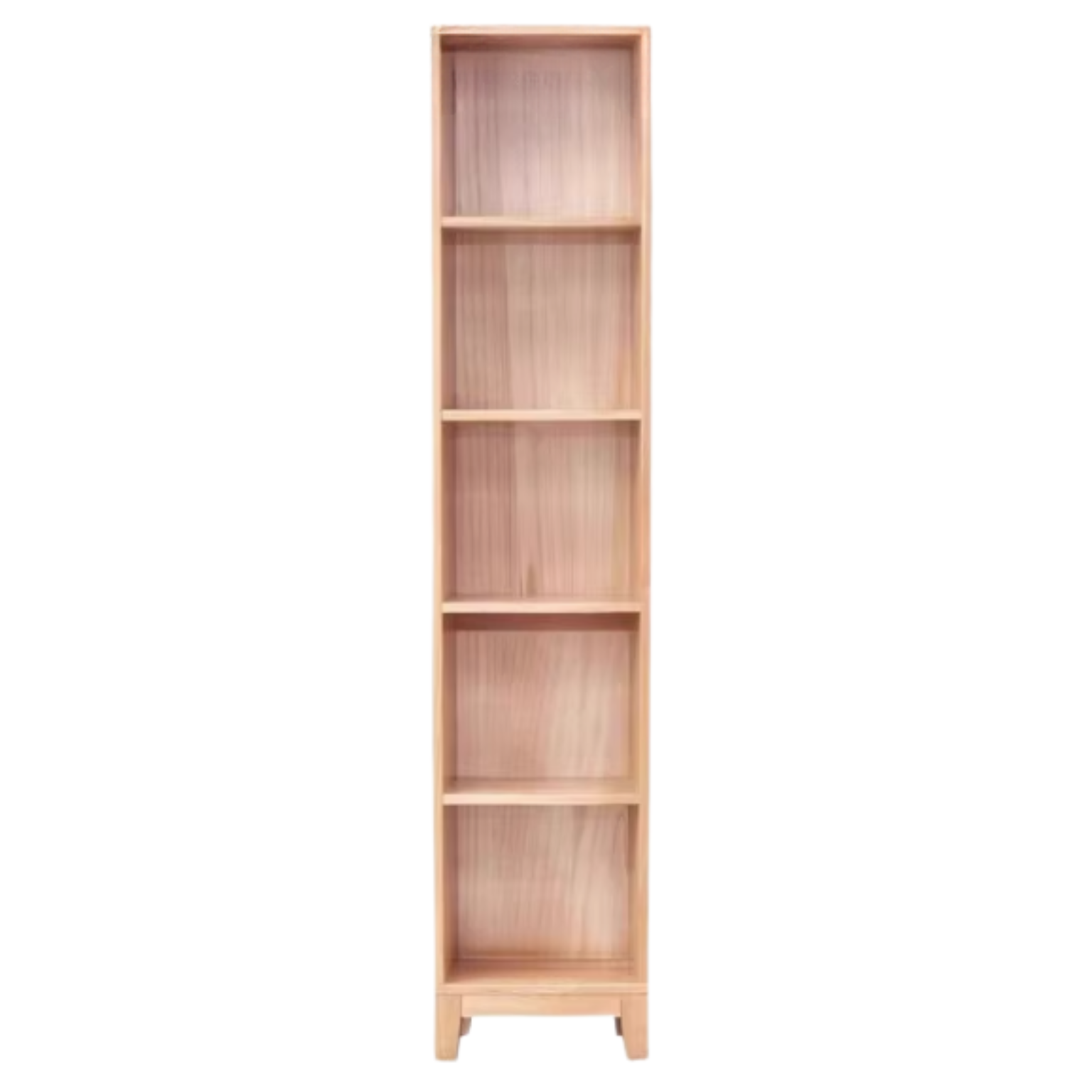 Oak Solid Wood Floor To Ceiling Bookshelve