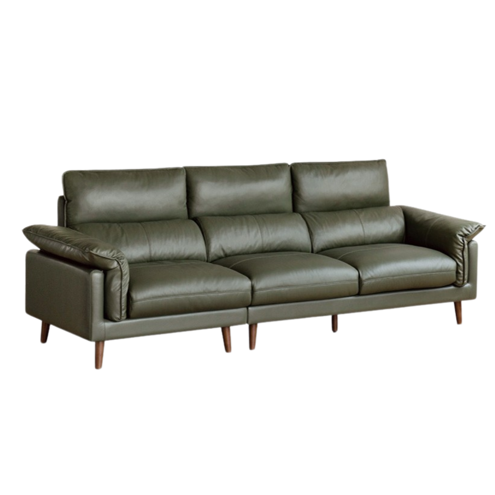 Leather first layer cowhide straight sofa