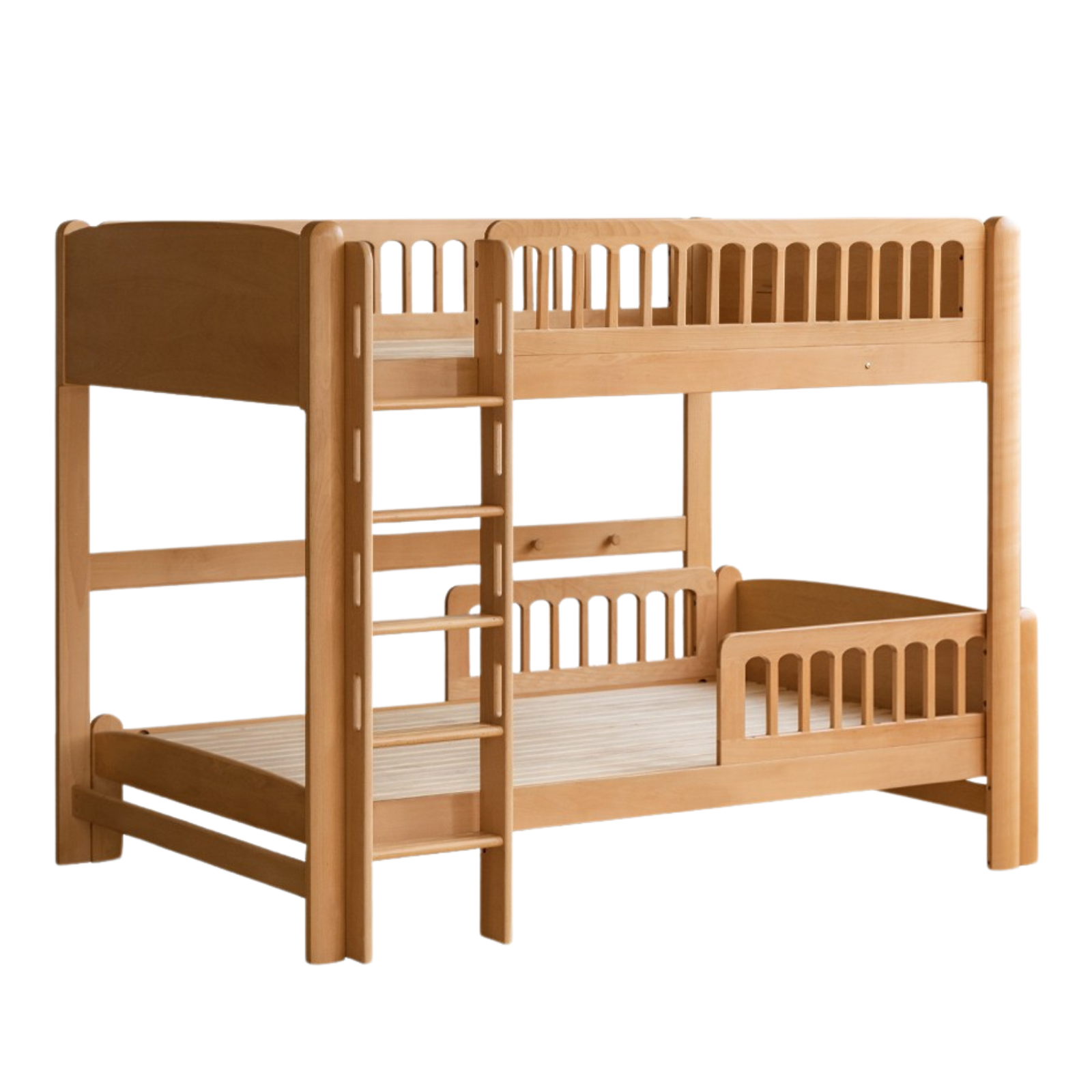 Beech solid wood children's bunk bed