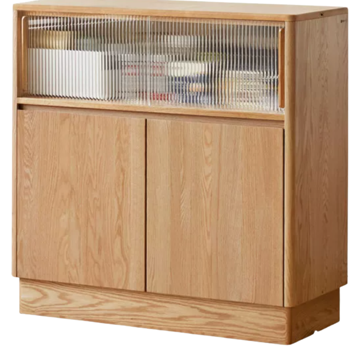 Oak Solid Wood Retractable Rock Plate Bar Table
