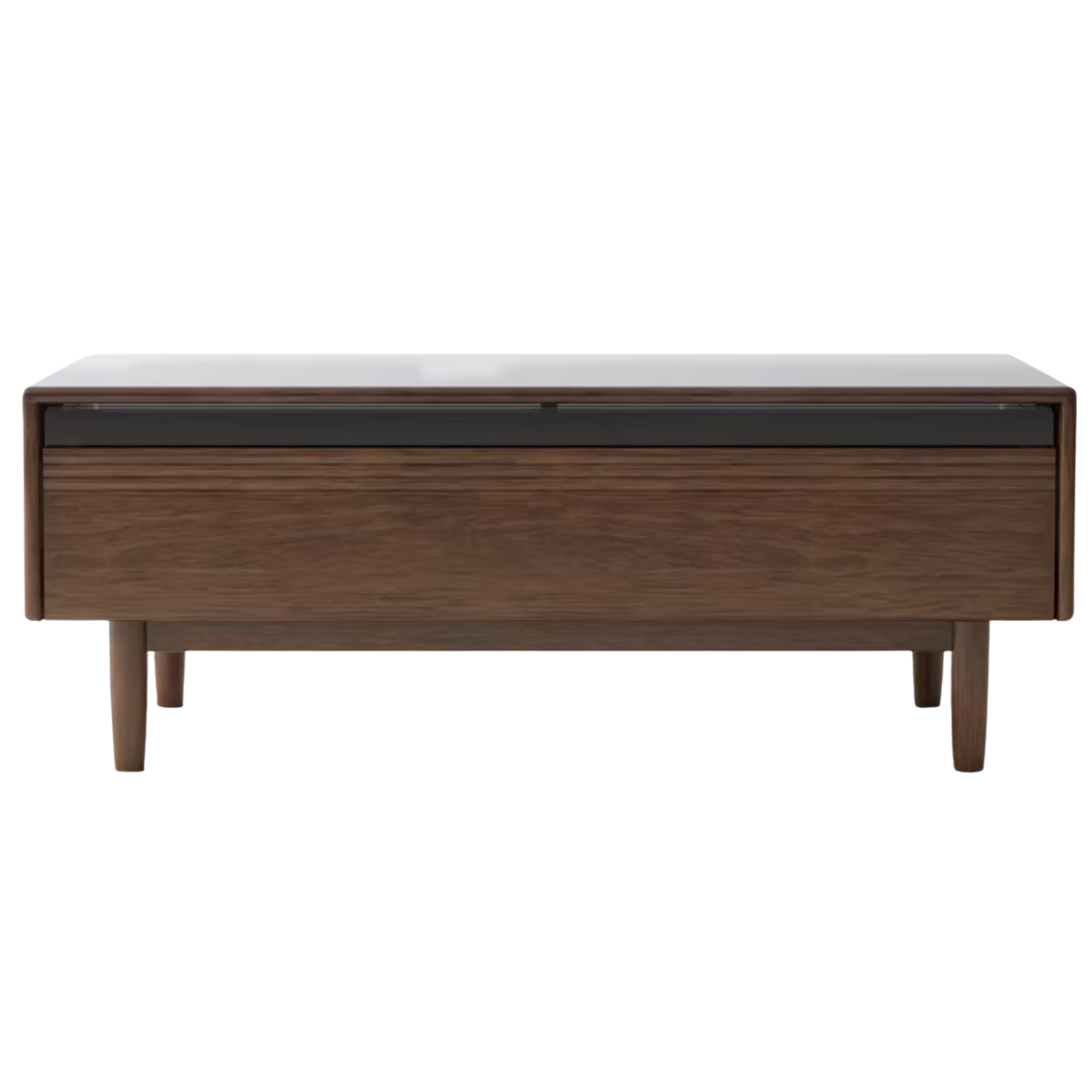 Black Walnut, Golden Sandalwood Solid Wood Coffee Table