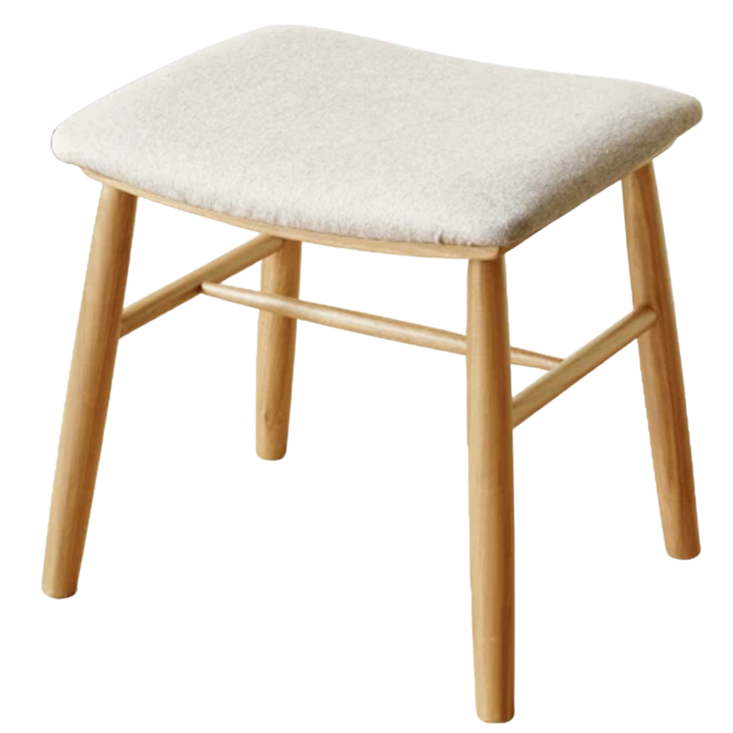 Oak Solid Wood Modern Dressing Stool