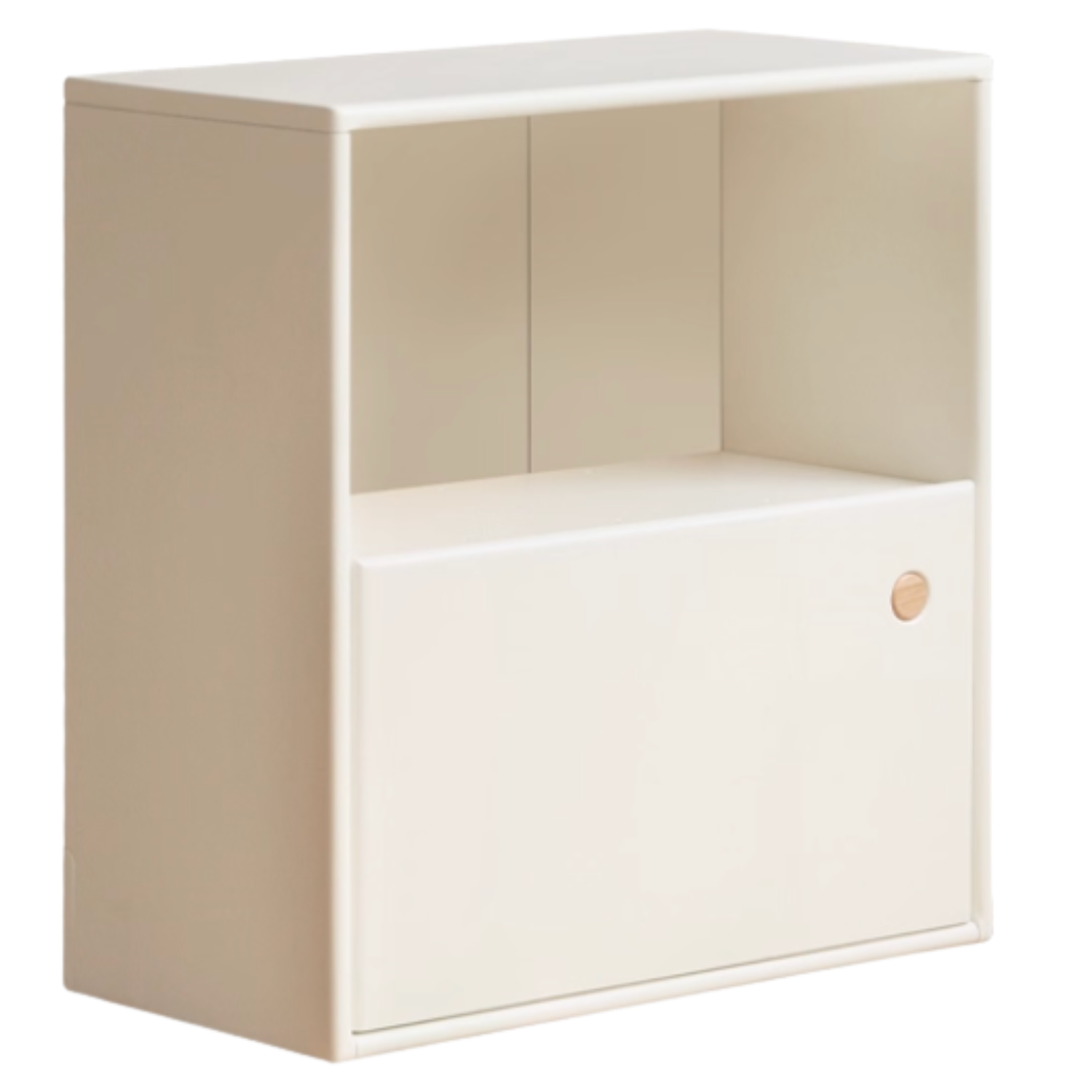 Solid Rubberwood Storage Multi-Functional Storage Bookcase.