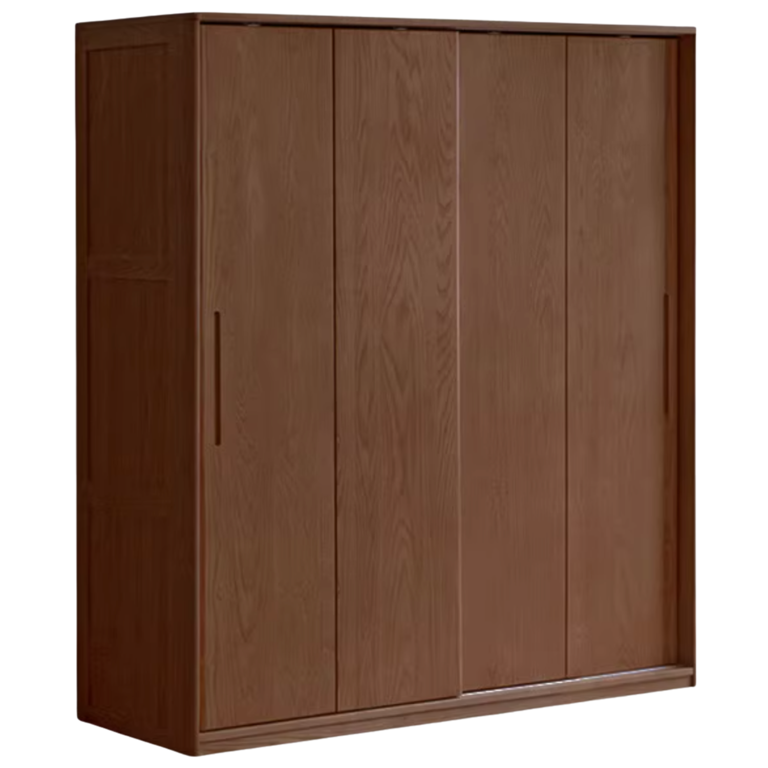 Oak, Ash Solid Wood Wardrobe Sliding Door.
