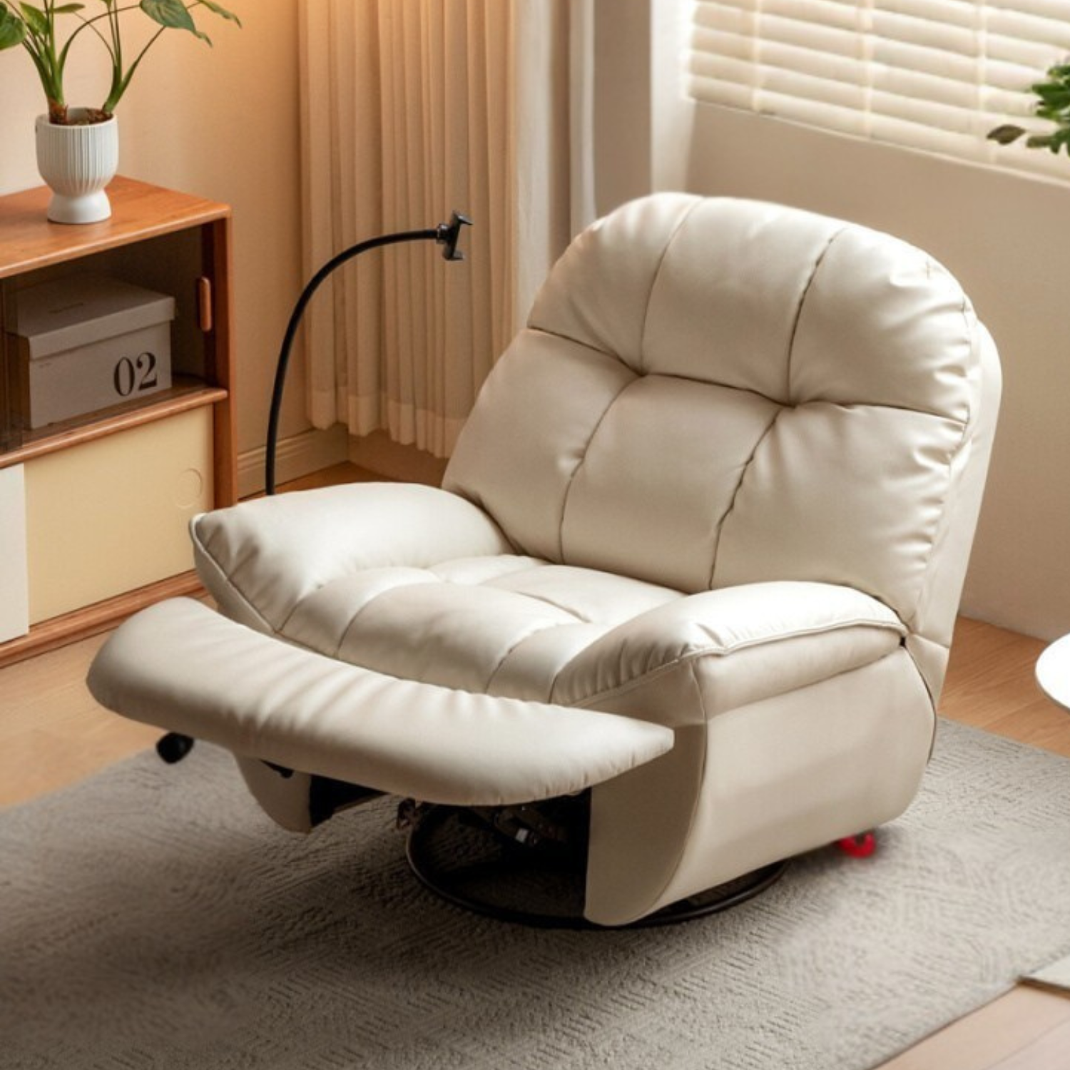 Electric Recliner Modern Casual Single Chair 240° rotation